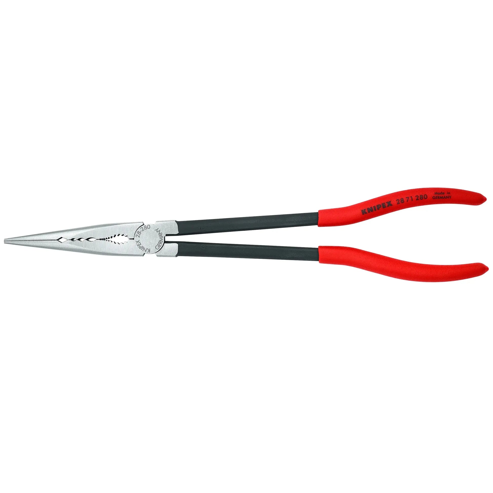 KNIPEX 2871280SBA - 11" Extra Long Needle-Nose Pliers-Straight Jaws KNIPEX