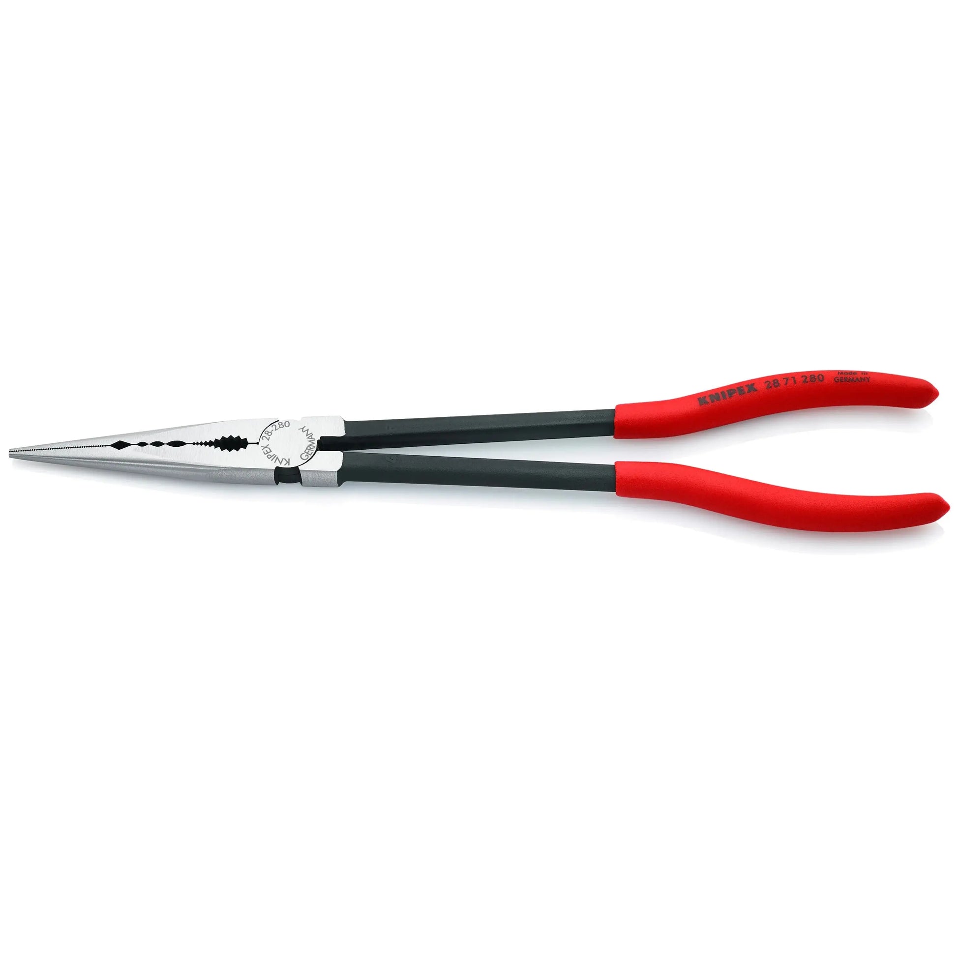 KNIPEX 2871280SBA - 11" Extra Long Needle-Nose Pliers-Straight Jaws KNIPEX