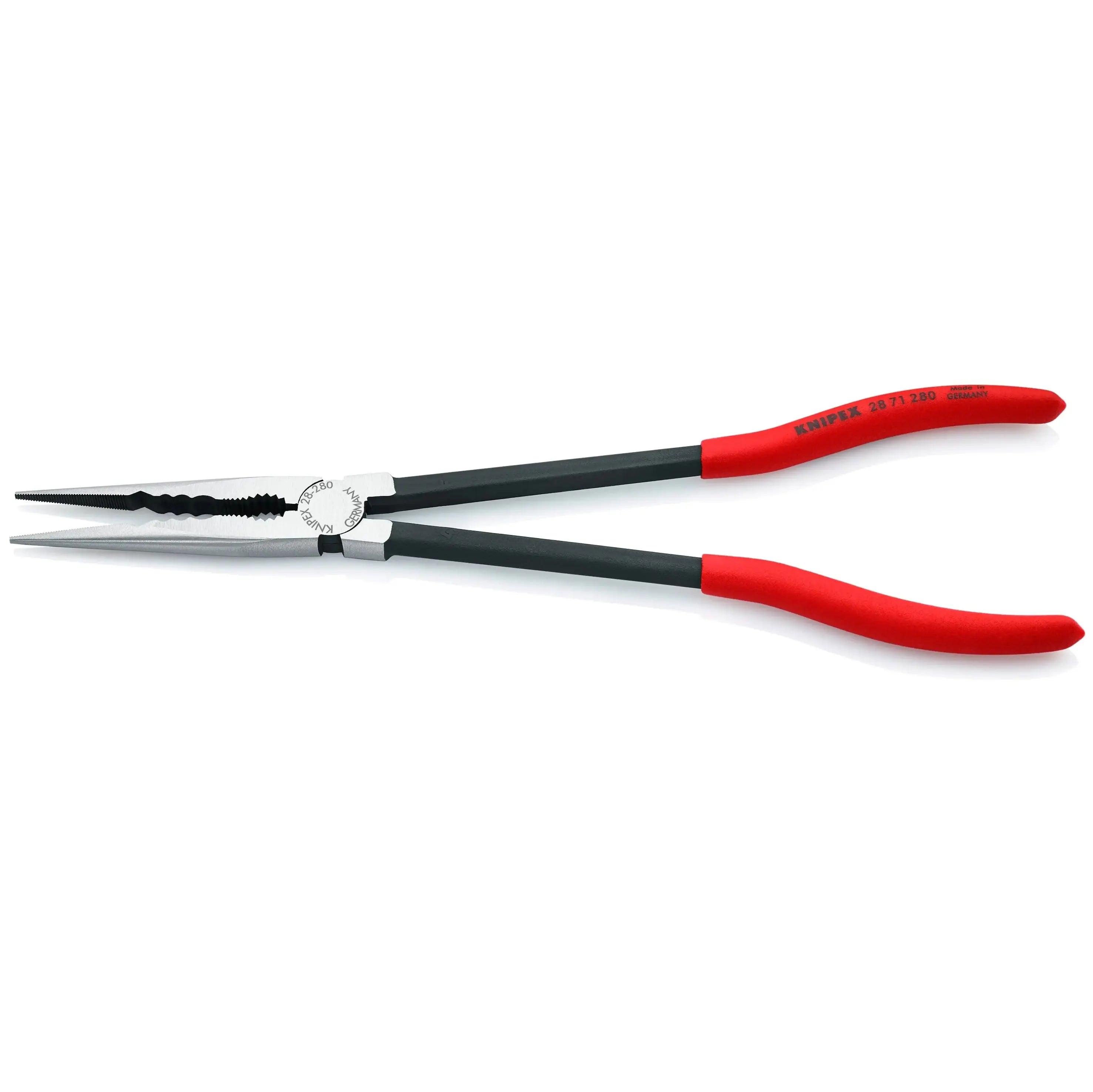 KNIPEX 2871280SBA - 11" Extra Long Needle-Nose Pliers-Straight Jaws KNIPEX