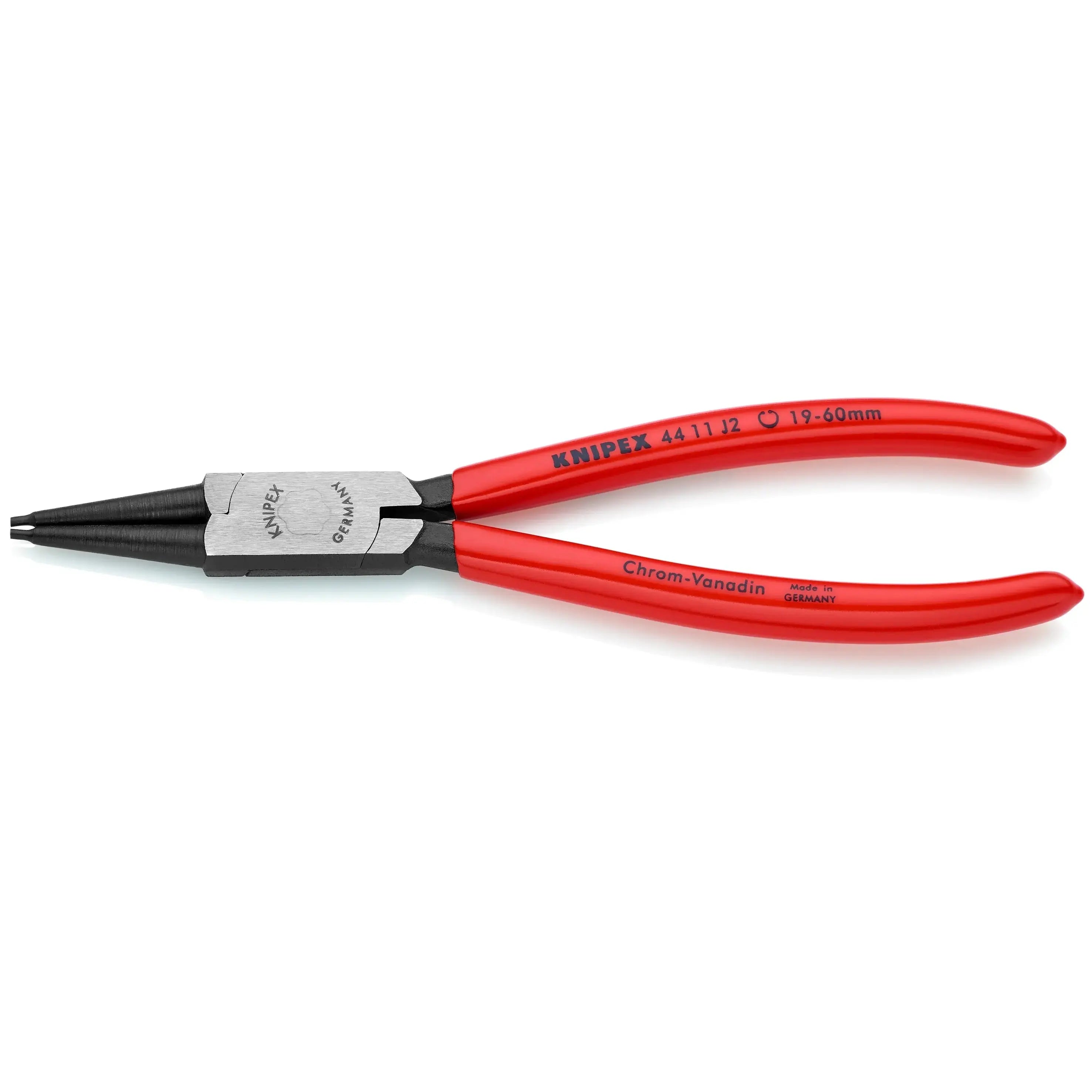 KNIPEX 4411J2SBA - 7 1/4" Internal Snap Ring Pliers-Forged Tips KNIPEX