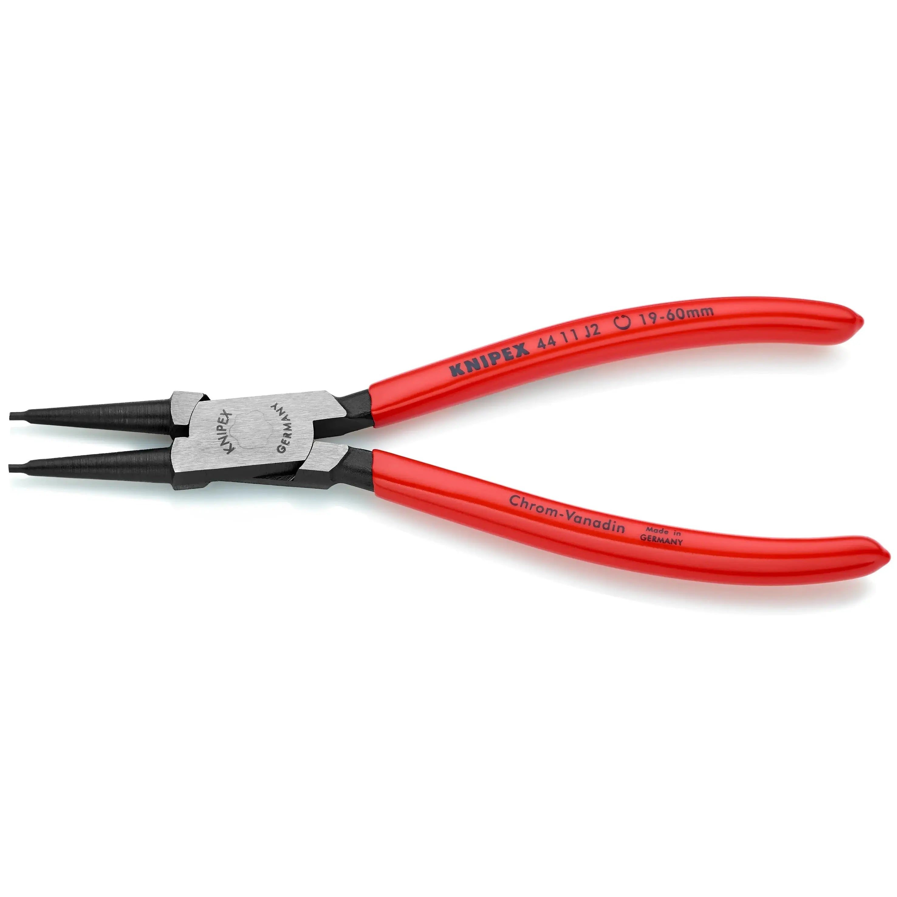 KNIPEX 4411J2SBA - 7 1/4" Internal Snap Ring Pliers-Forged Tips KNIPEX