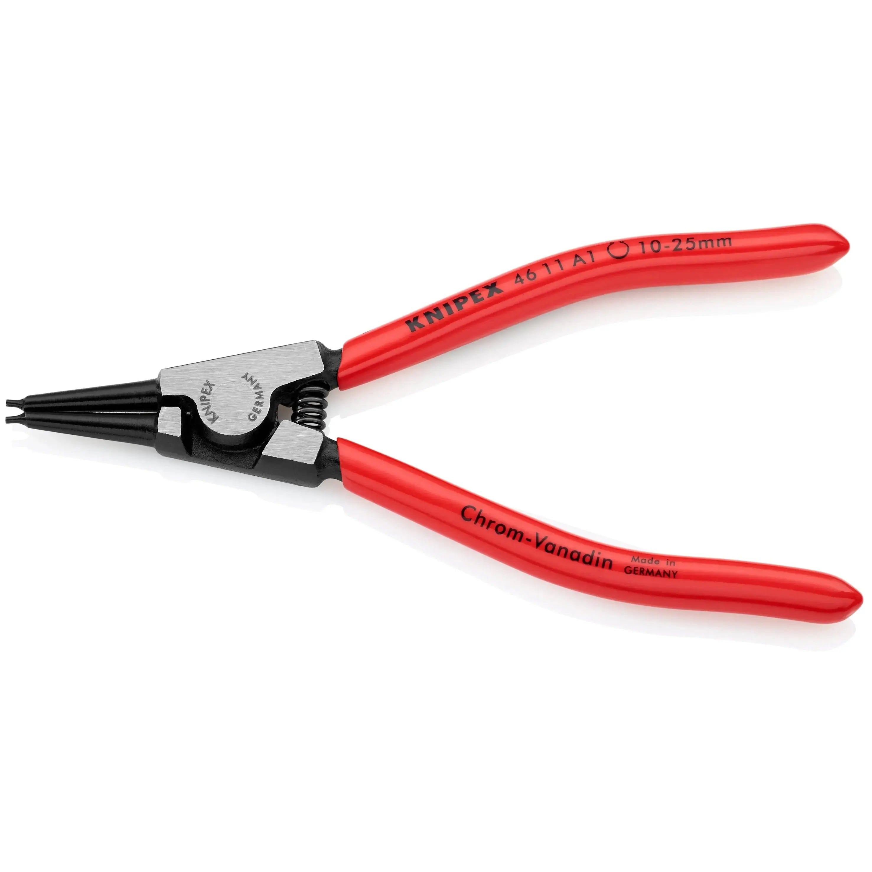 KNIPEX 4611A1 - External Straight Retaining Ring Pliers 10--25mm KNIPEX