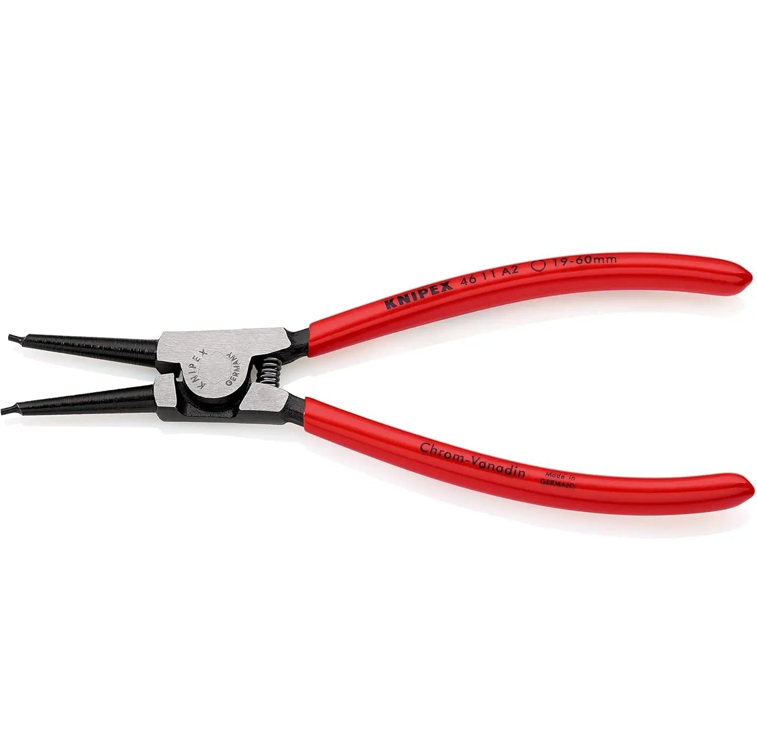 KNIPEX 4611A2SBA - 7 1/4" External Snap Ring Pliers-Forged Tips KNIPEX