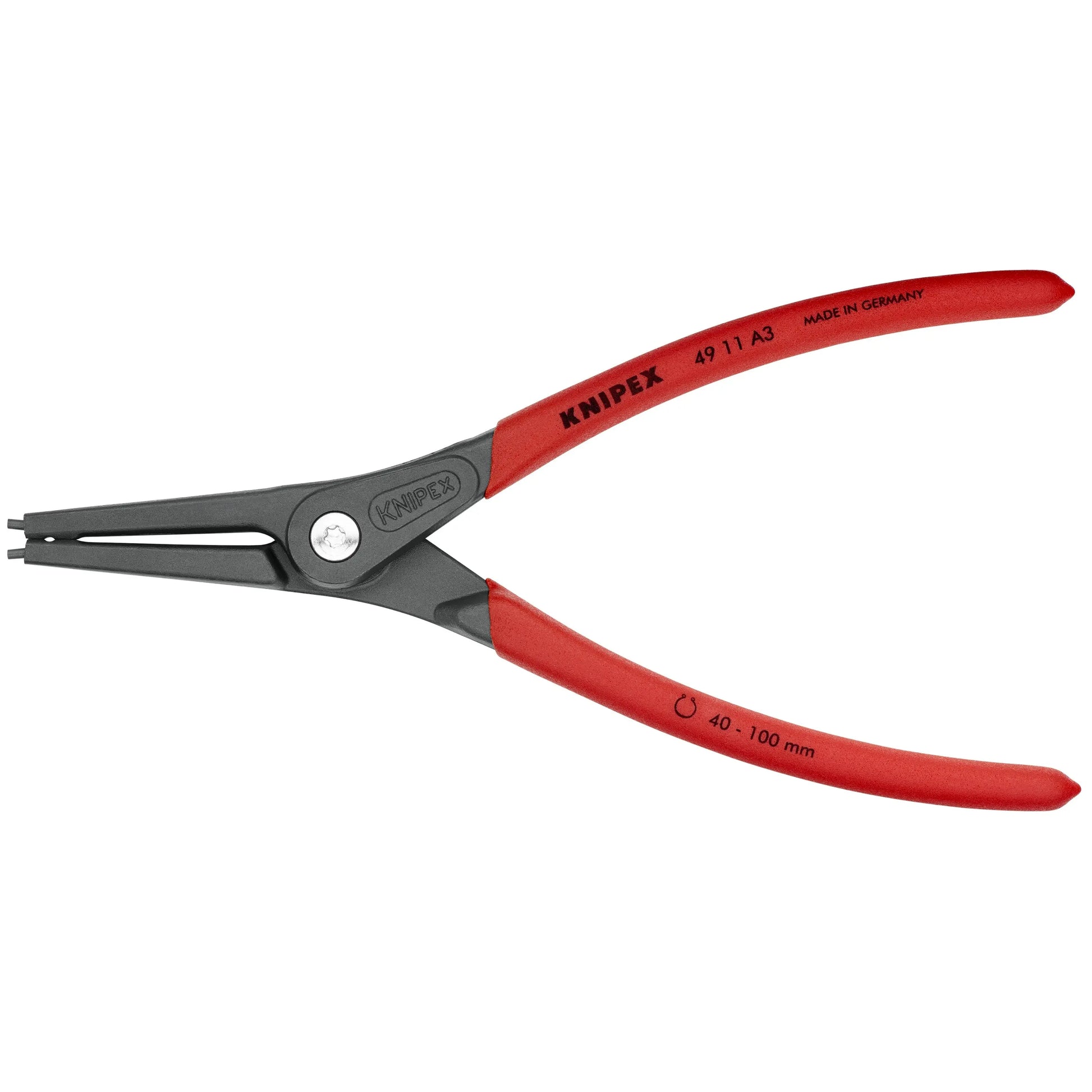 KNIPEX 4911A2 - 7 1/4" External Precision Snap Ring Pliers KNIPEX