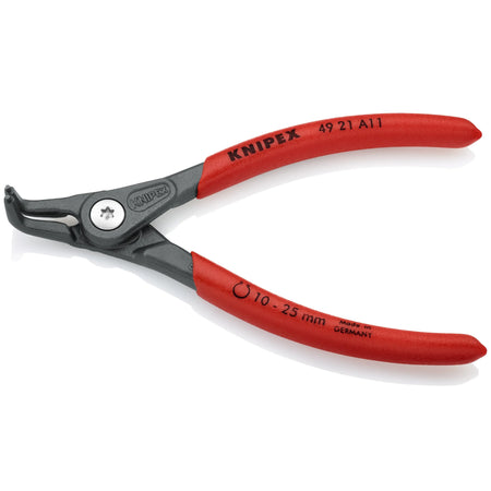 KNIPEX 4921A11 - 5 1/8" External 90° Angled Precision Snap Ring Pliers