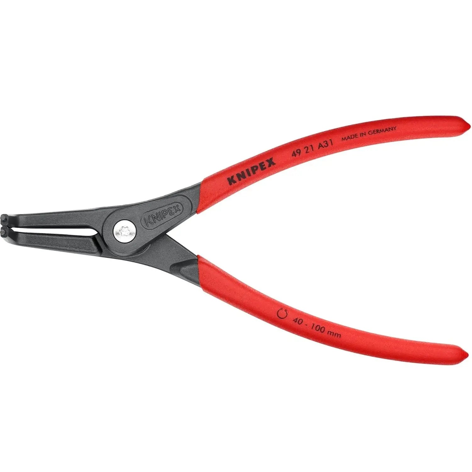 KNIPEX 4921A31 - 8 1/4" External 90° Angled Precision Snap Ring Pliers KNIPEX