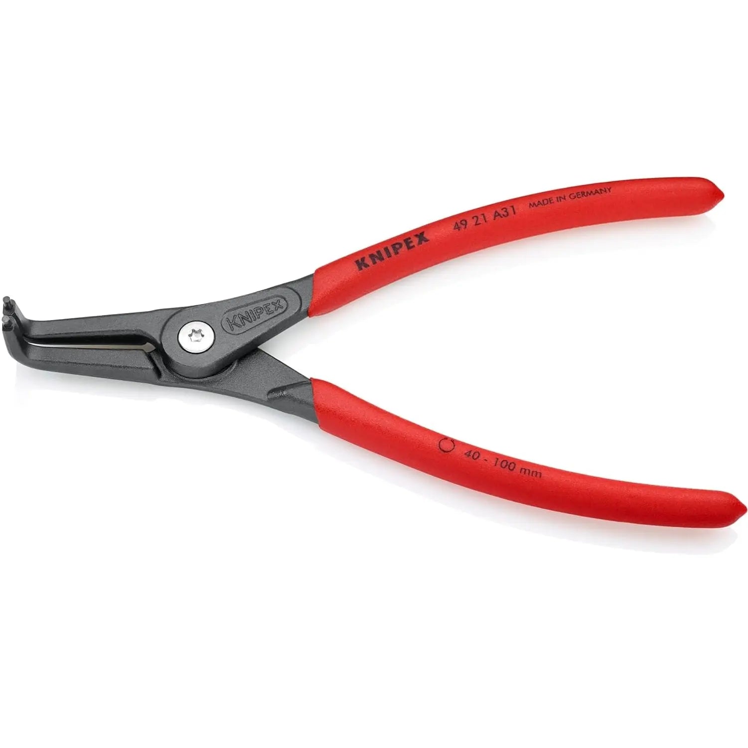 KNIPEX 4921A31 - 8 1/4" External 90° Angled Precision Snap Ring Pliers KNIPEX