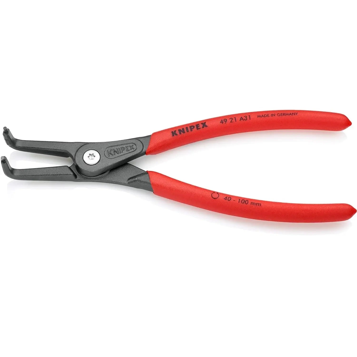 KNIPEX 4921A31 - 8 1/4" External 90° Angled Precision Snap Ring Pliers KNIPEX