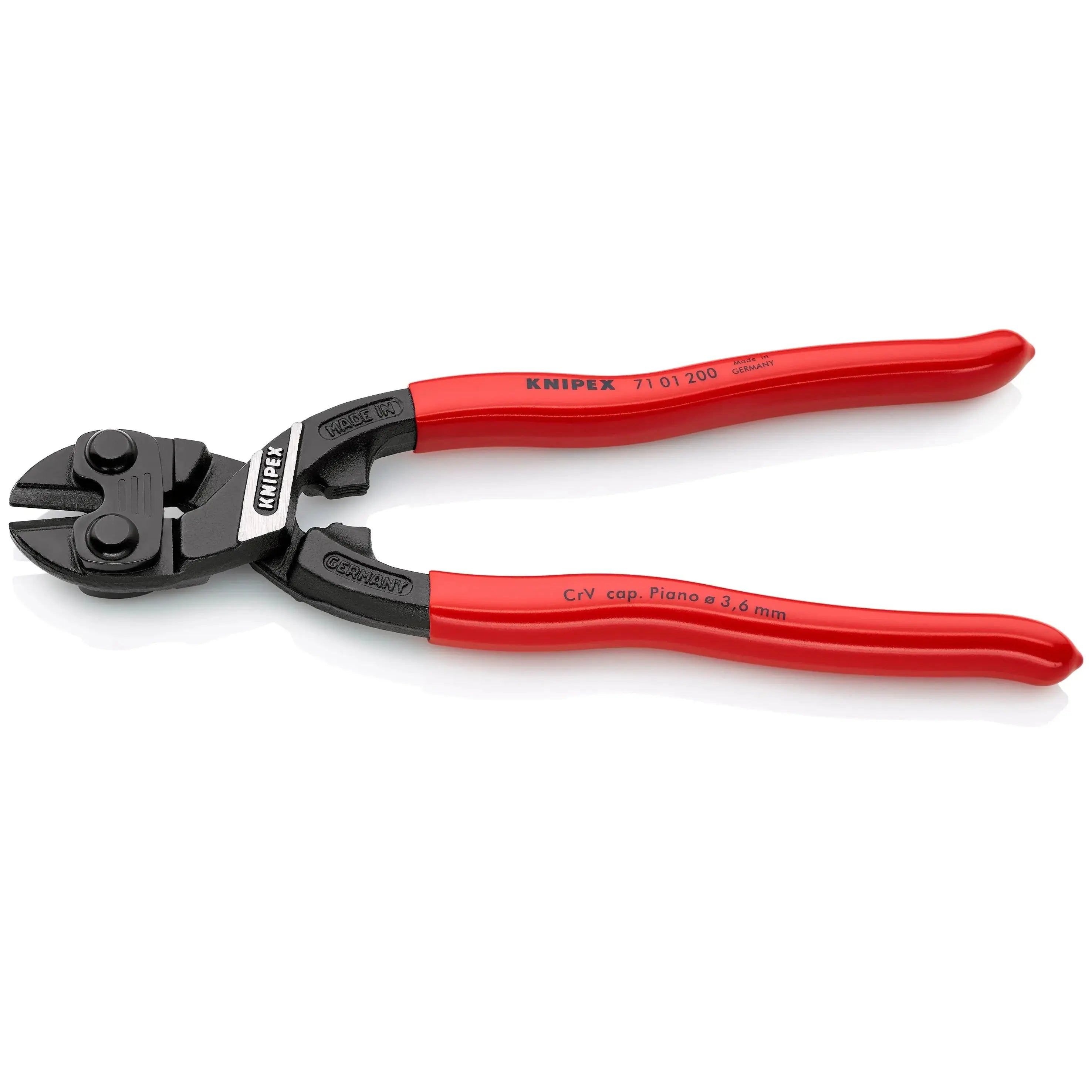 KNIPEX 7101200SBA - 8" CoBolt® High Leverage Compact Bolt Cutters KNIPEX