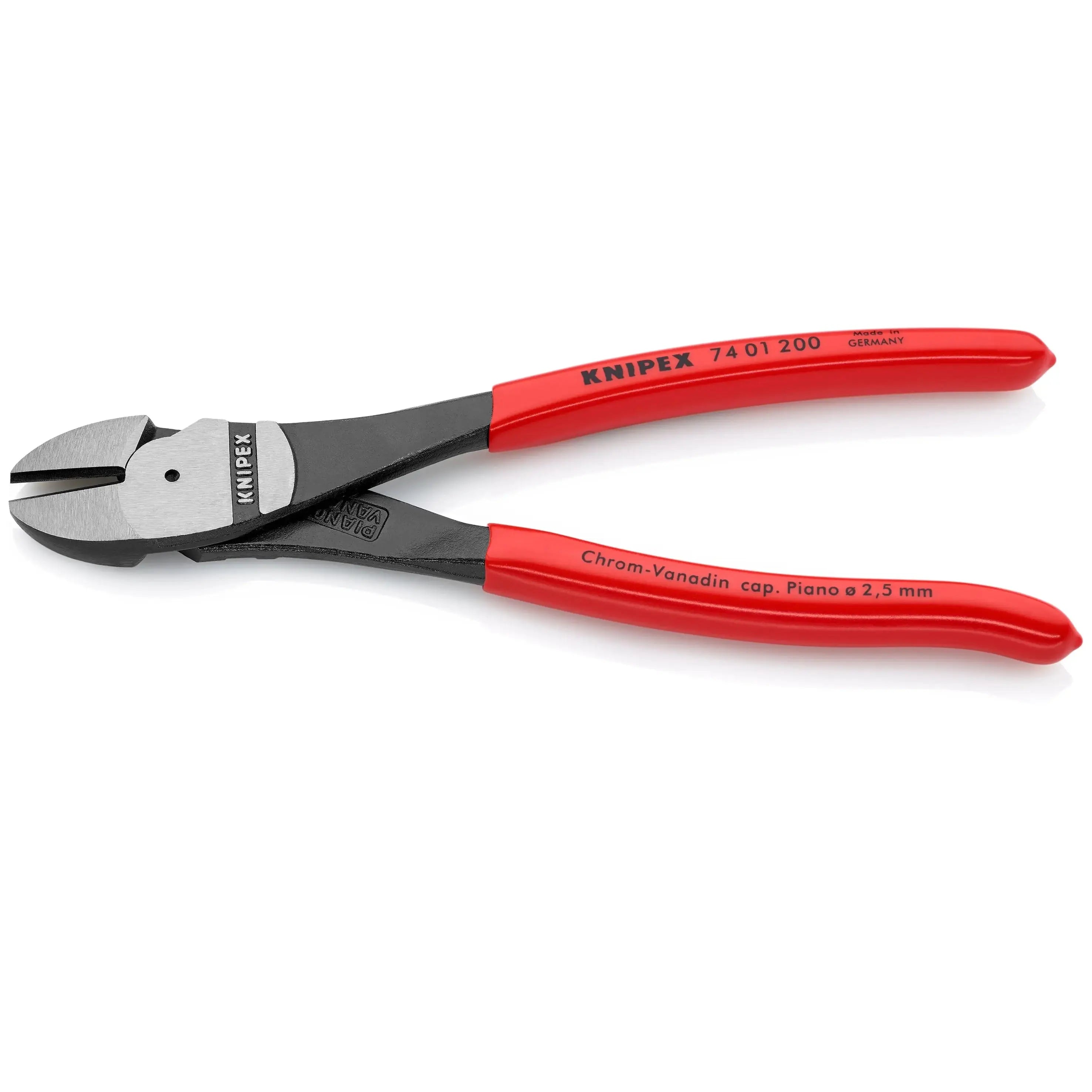 KNIPEX 7401200SBA - 8" High Leverage Diagonal Cutters KNIPEX