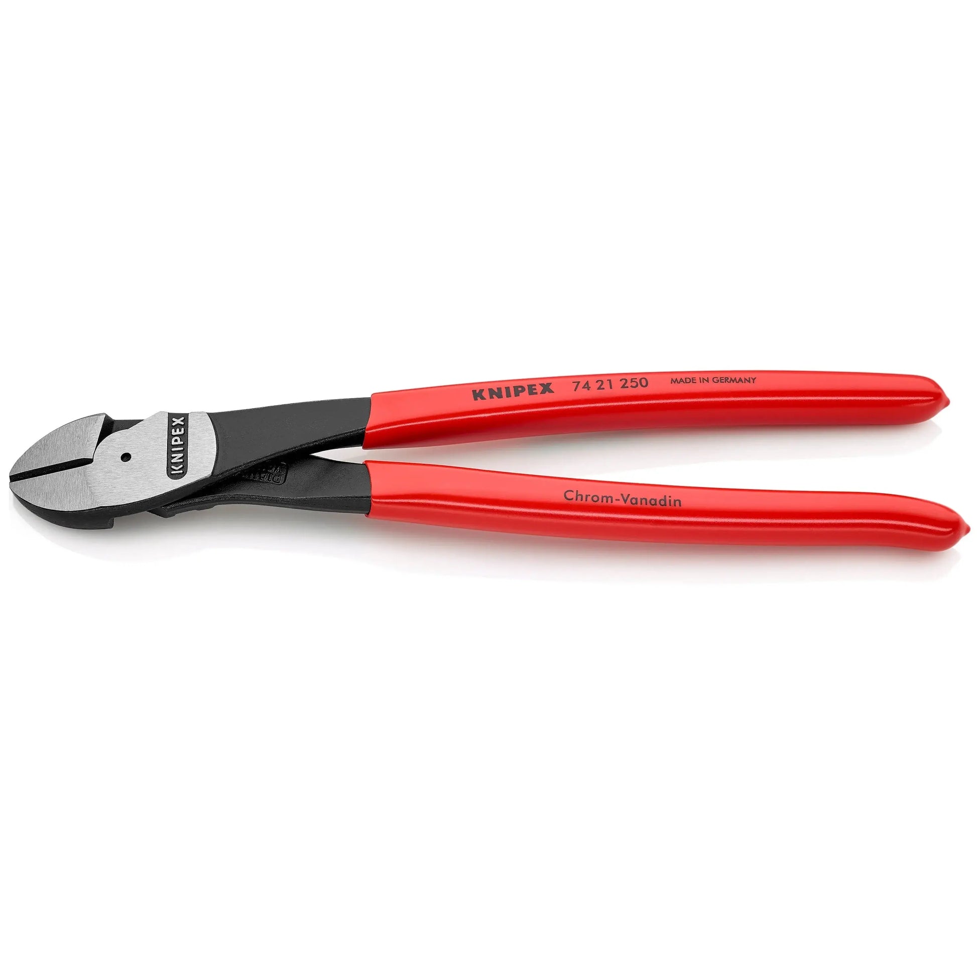 KNIPEX 7421250SBA - 10" High Leverage 12° Angled Diagonal Cutters KNIPEX