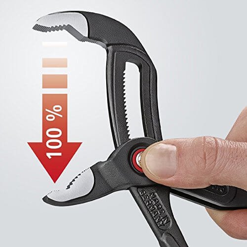 KNIPEX 87 21 250 Cobra Quick Set Water Pump Pliers - Wise Line Tools
