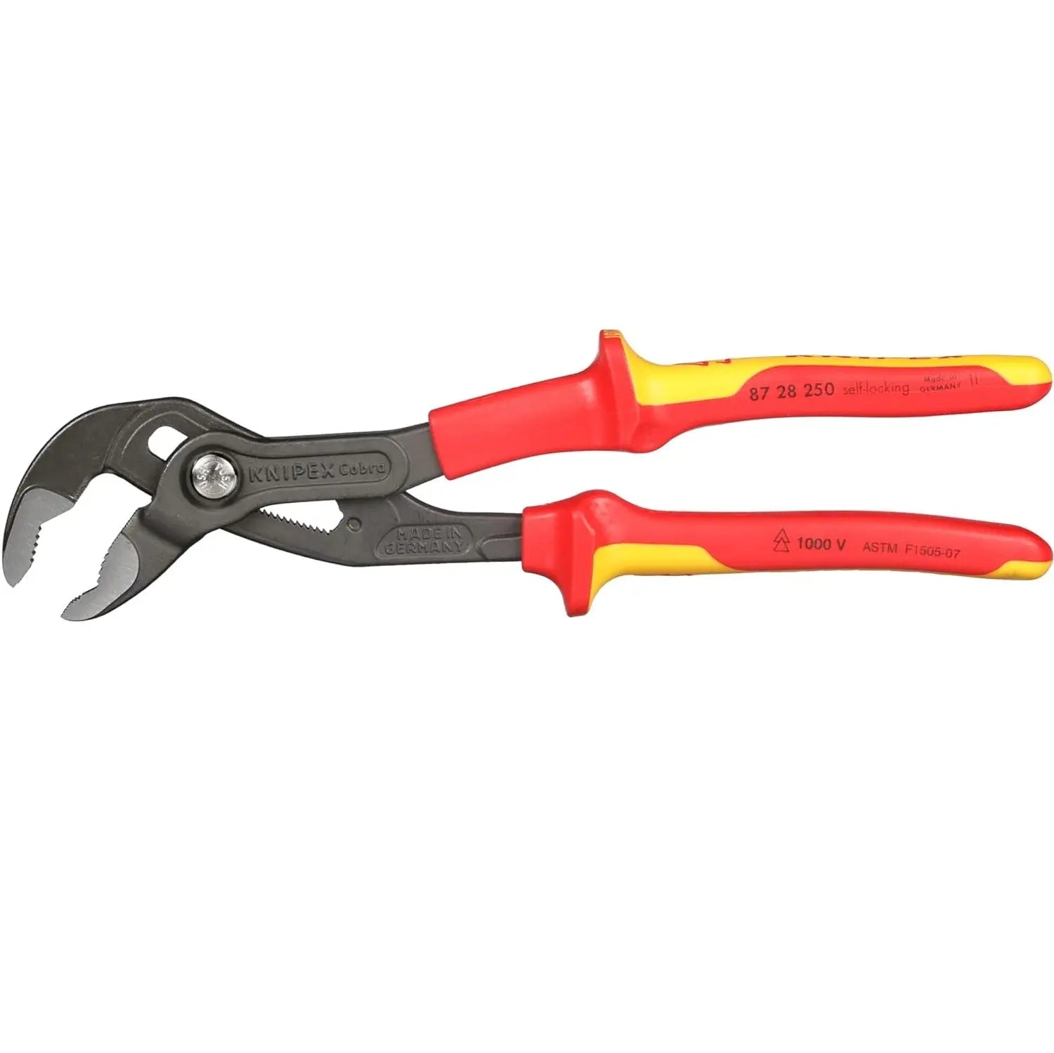 KNIPEX 8728250 - 10" Cobra 1000V Insulated Water Pump Pliers KNIPEX