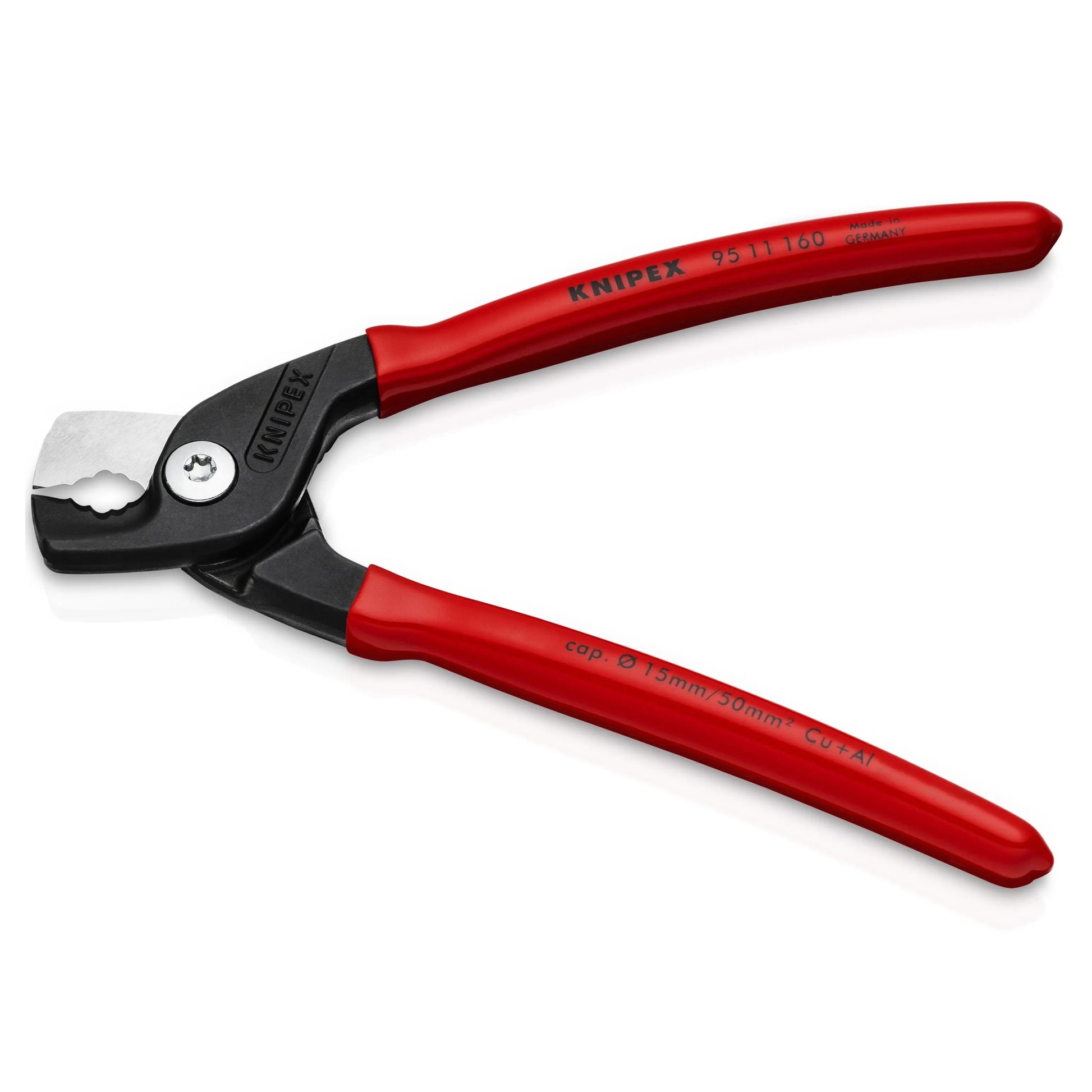 KNIPEX 9511160SBA - 6 1/4" StepCut Cable Shears KNIPEX