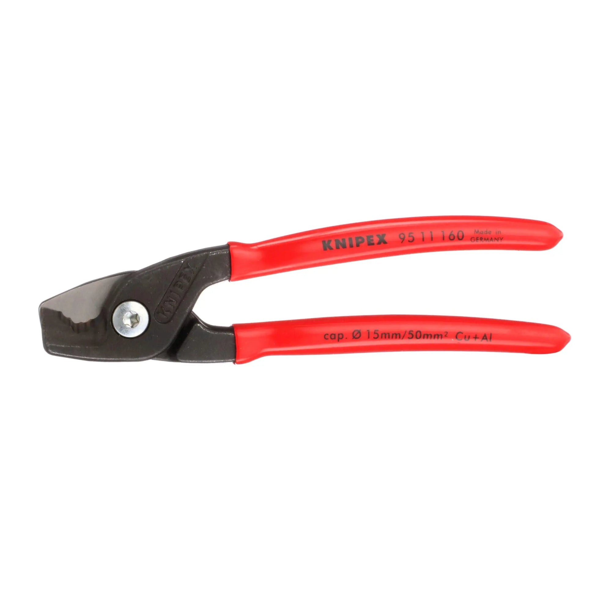 Knipex 9511160SBA - 6 1/4" StepCut Cable Shears - Wise Line Tools