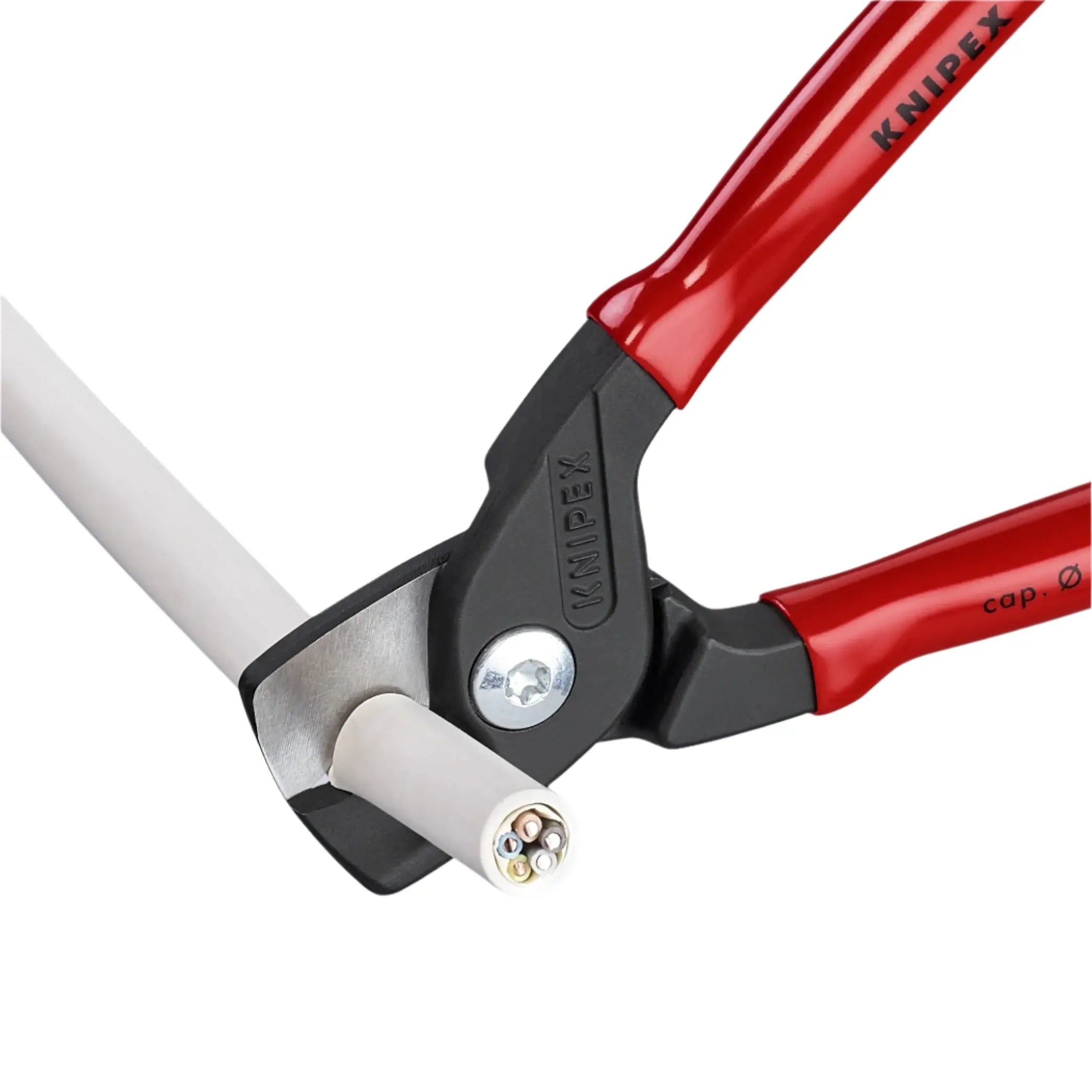 Knipex 9511160SBA - 6 1/4" StepCut Cable Shears - Wise Line Tools
