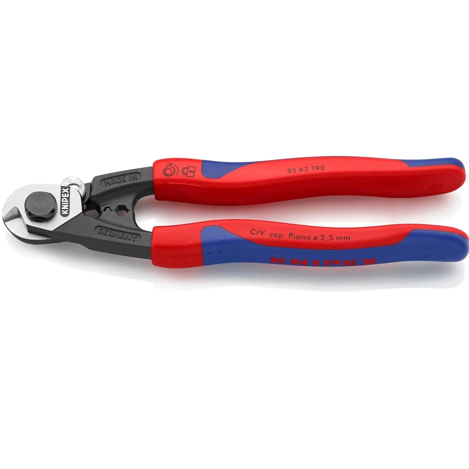 KNIPEX 9562190 - Comfort Grip Rope Cutter - 7-1/2" KNIPEX
