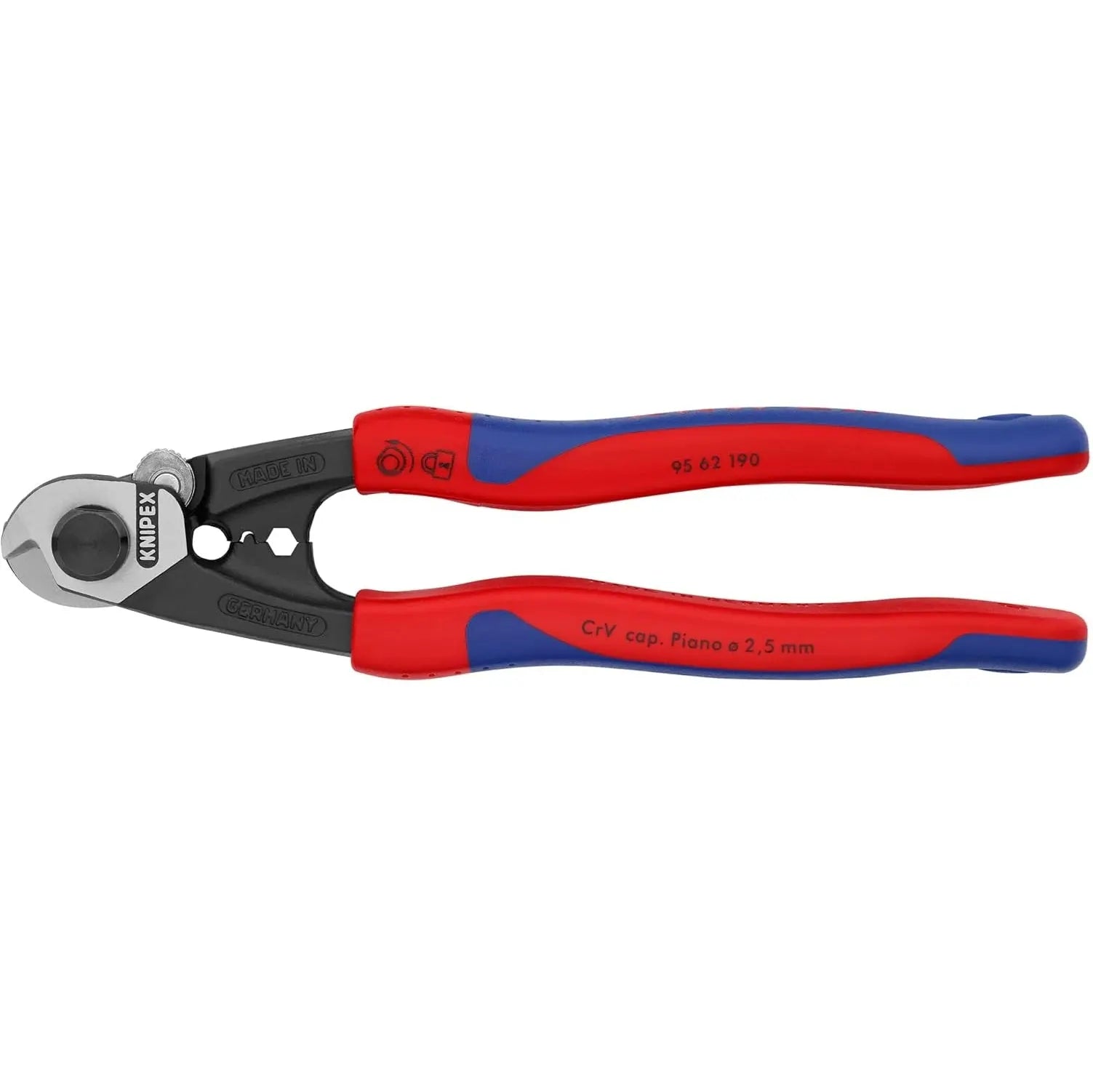 KNIPEX 9562190 - Comfort Grip Rope Cutter - 7-1/2" KNIPEX