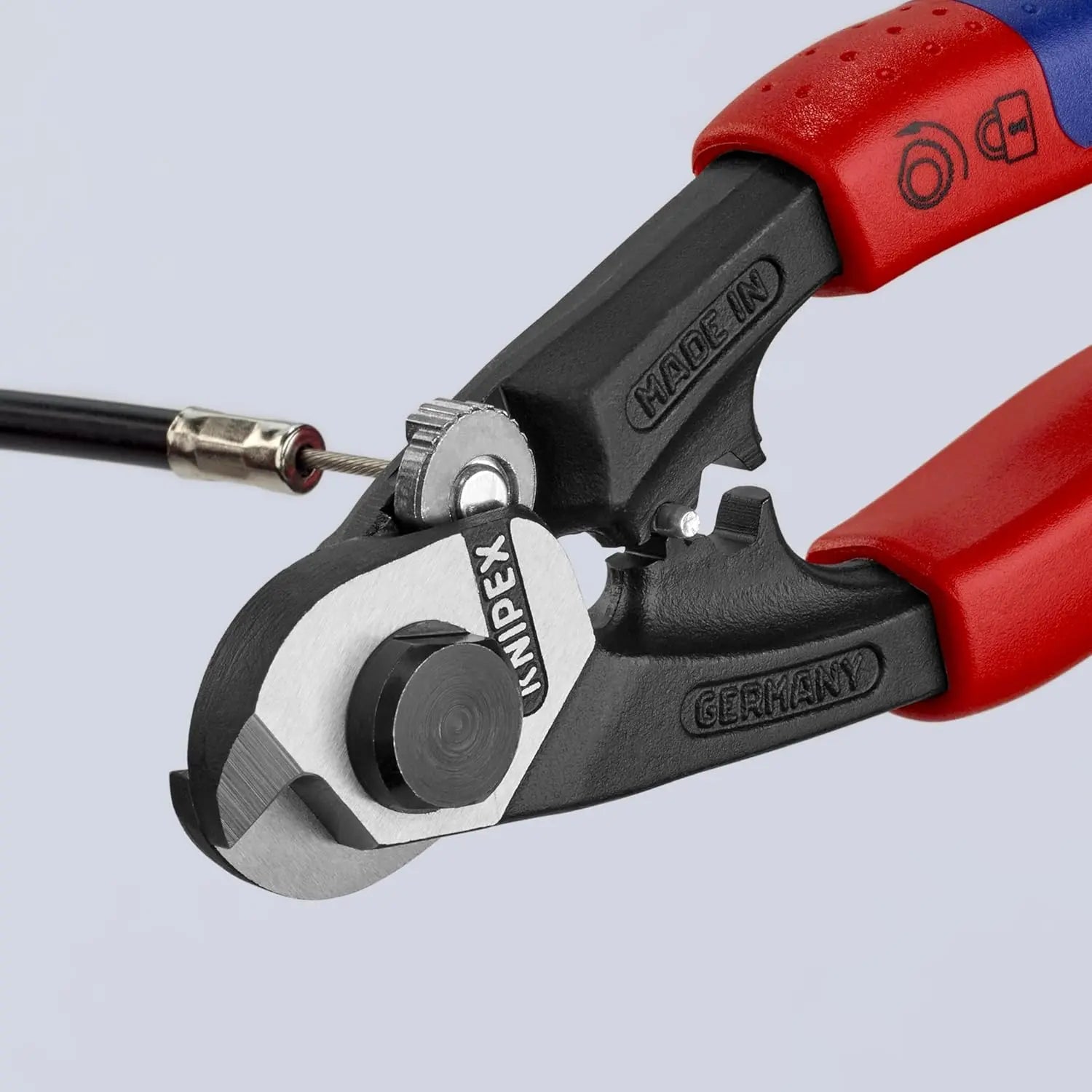 KNIPEX 9562190 - Comfort Grip Rope Cutter - 7-1/2" KNIPEX