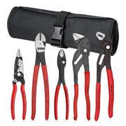 Knipex 9K0080150US - 5 Pc Core Pliers Set in Tool Roll - Wise Line Tools