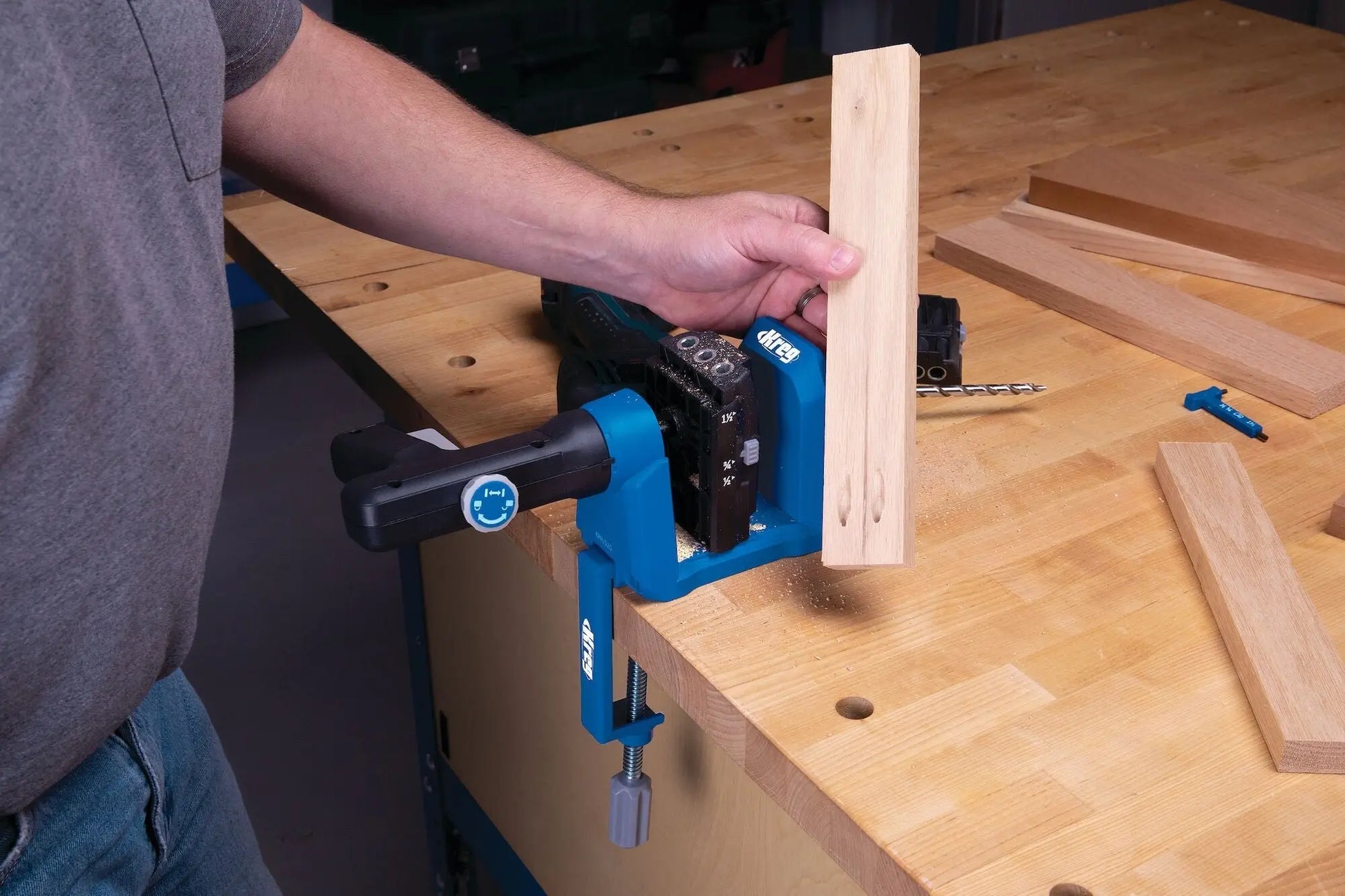 Kreg KPHA530- Micro-Pocket™ Drill Guide Kit 530 - Wise Line Tools