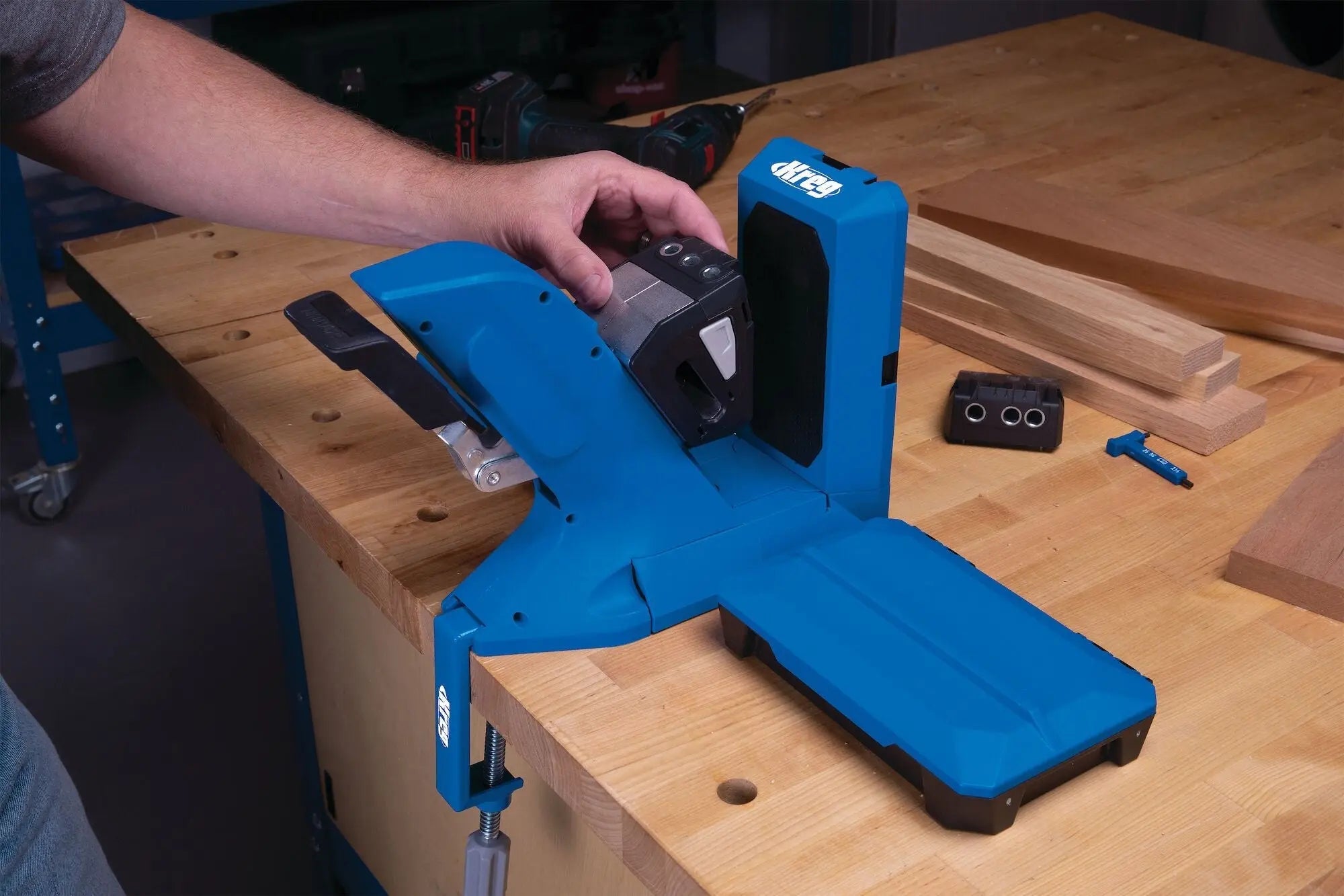 Kreg KPHA730- Micro-Pocket™ Drill Guide Kit 730 - Wise Line Tools