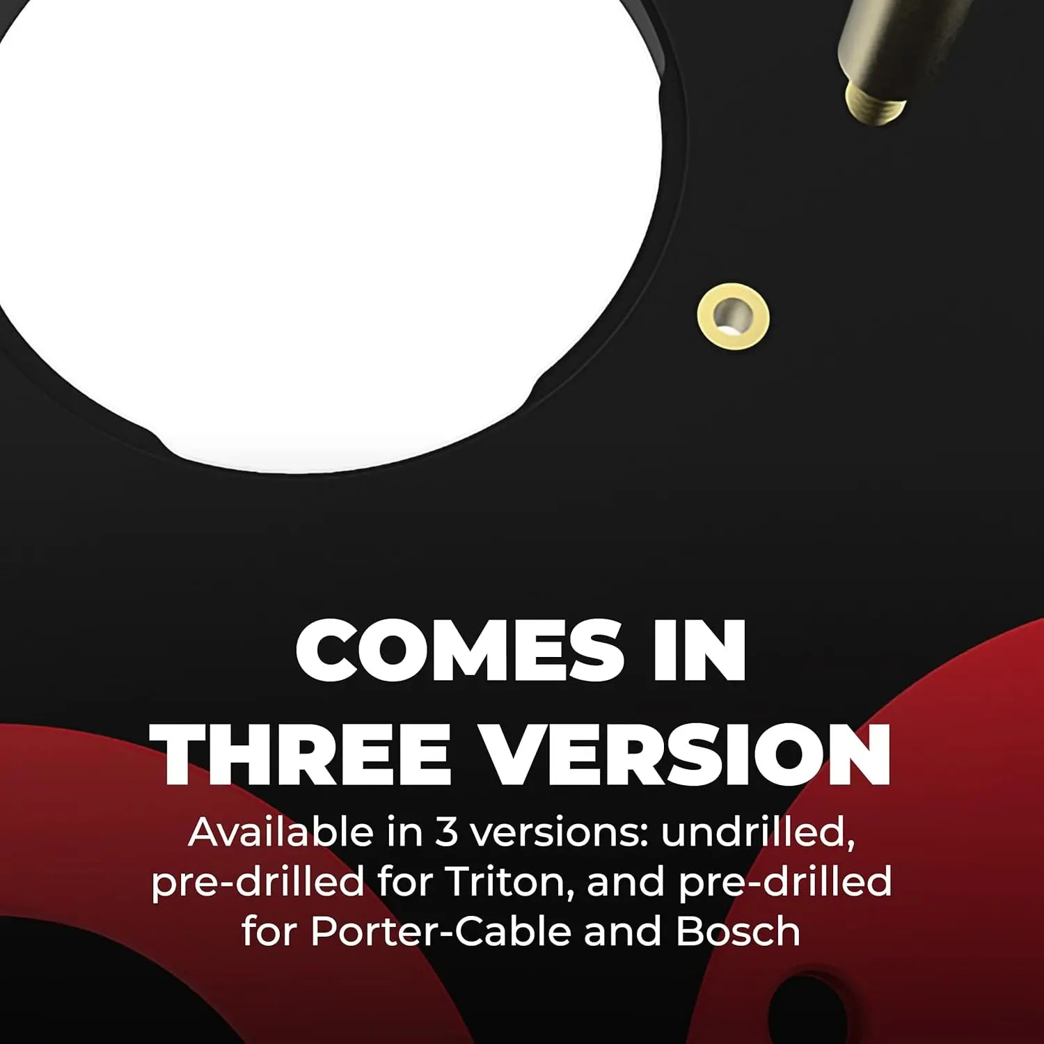 KREG PRS4034 - Precision Router Table Insert Plate - Predrilled for Triton KREG TOOLS