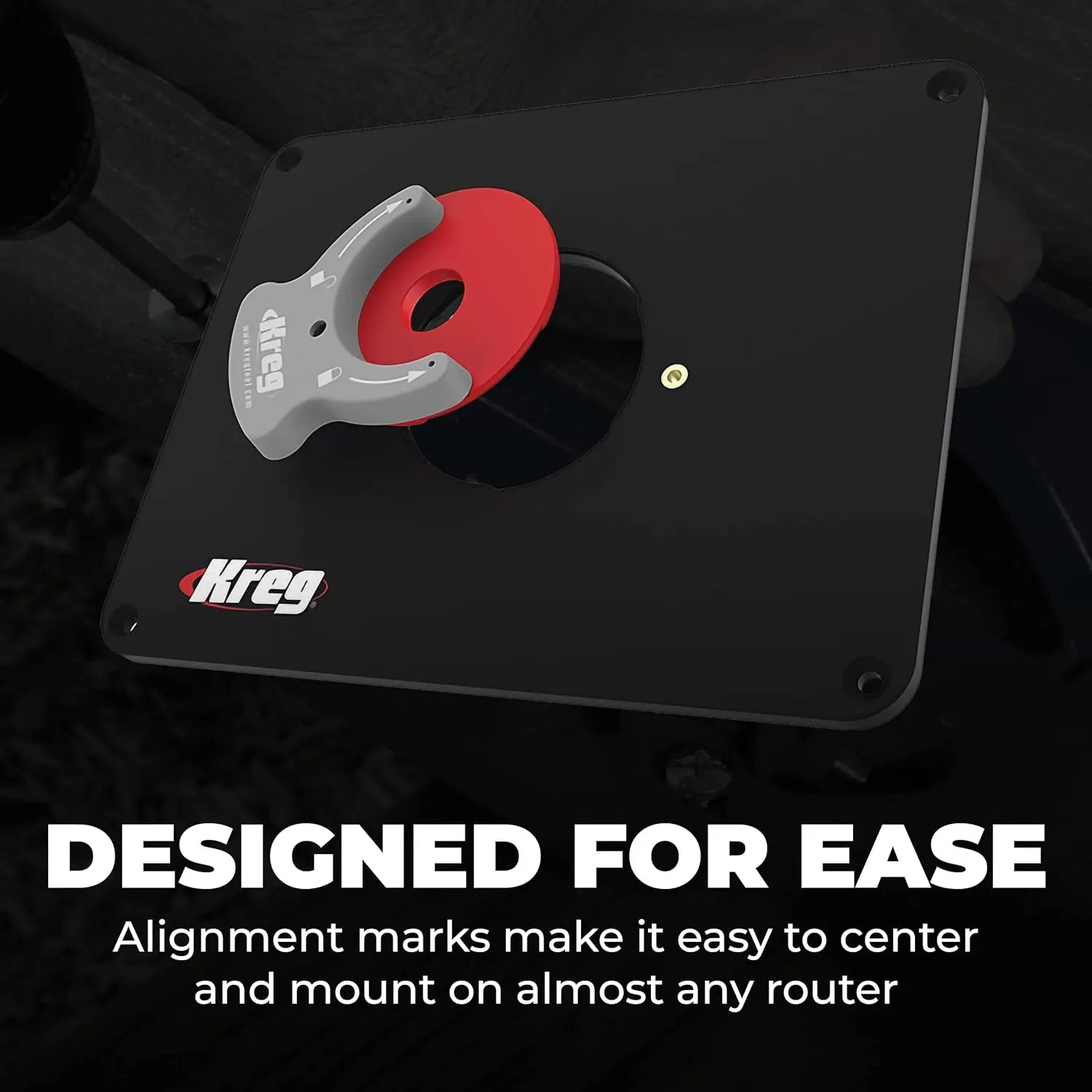 KREG PRS4034 - Precision Router Table Insert Plate - Predrilled for Triton KREG TOOLS