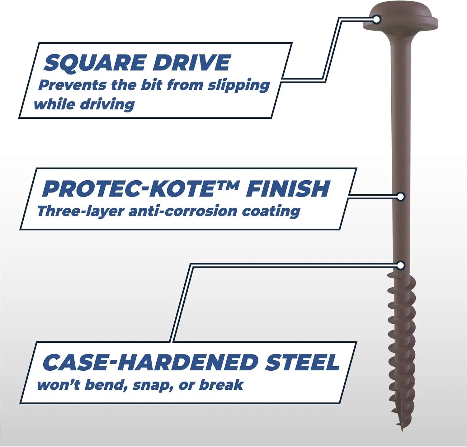 KREG SML-C4X400-75 - XL Pocket-Hole Screws - 4" - 75ct. KREG TOOLS