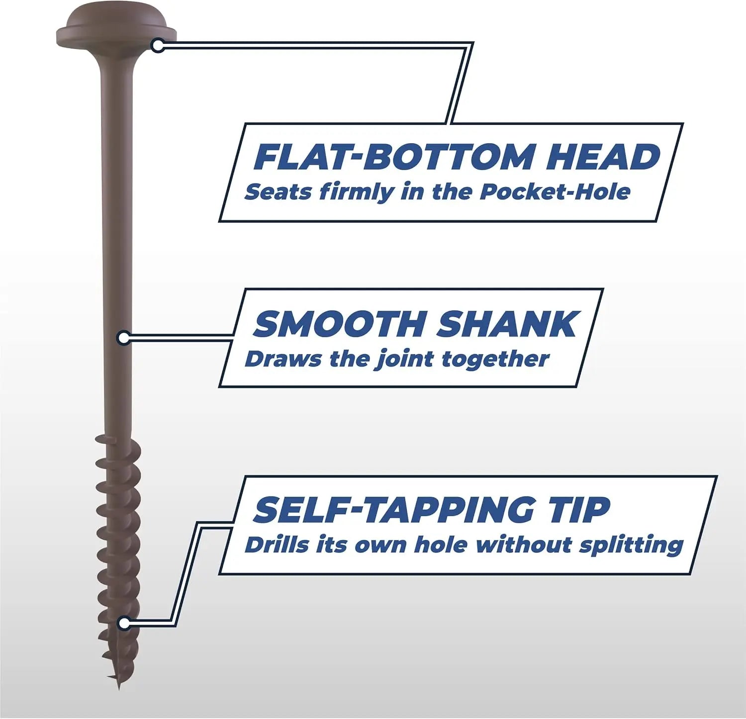 KREG SML-C4X400-75 - XL Pocket-Hole Screws - 4" - 75ct. KREG TOOLS