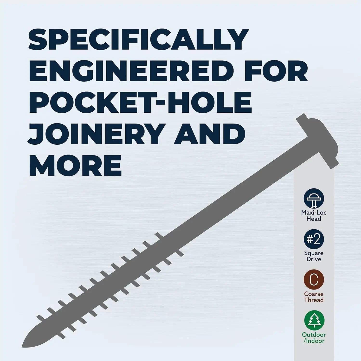 KREG SML-C4X400-75 - XL Pocket-Hole Screws - 4" - 75ct. KREG TOOLS