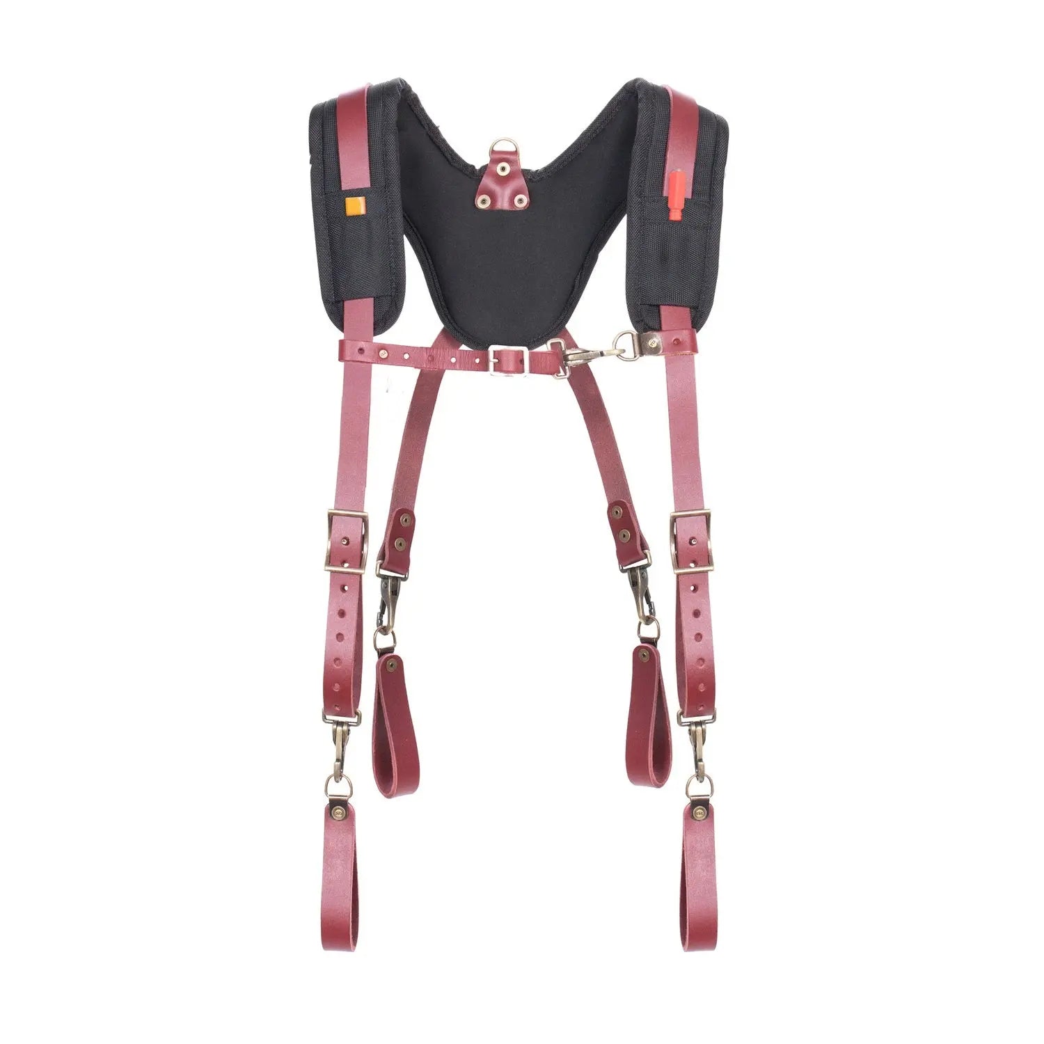 KUNYS 21522 - Signature Elite Padded Yoke Leather Suspenders KUNYS