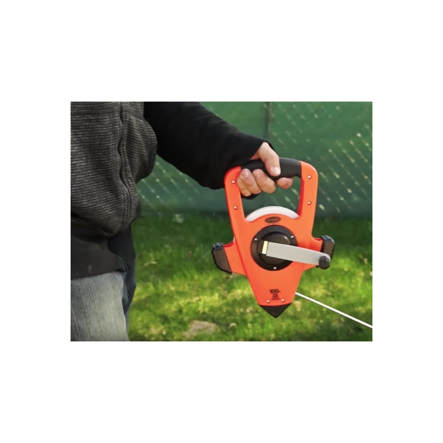 Keson 200' Nylon Coated Steel Measuring Tape - Wise Line Tools