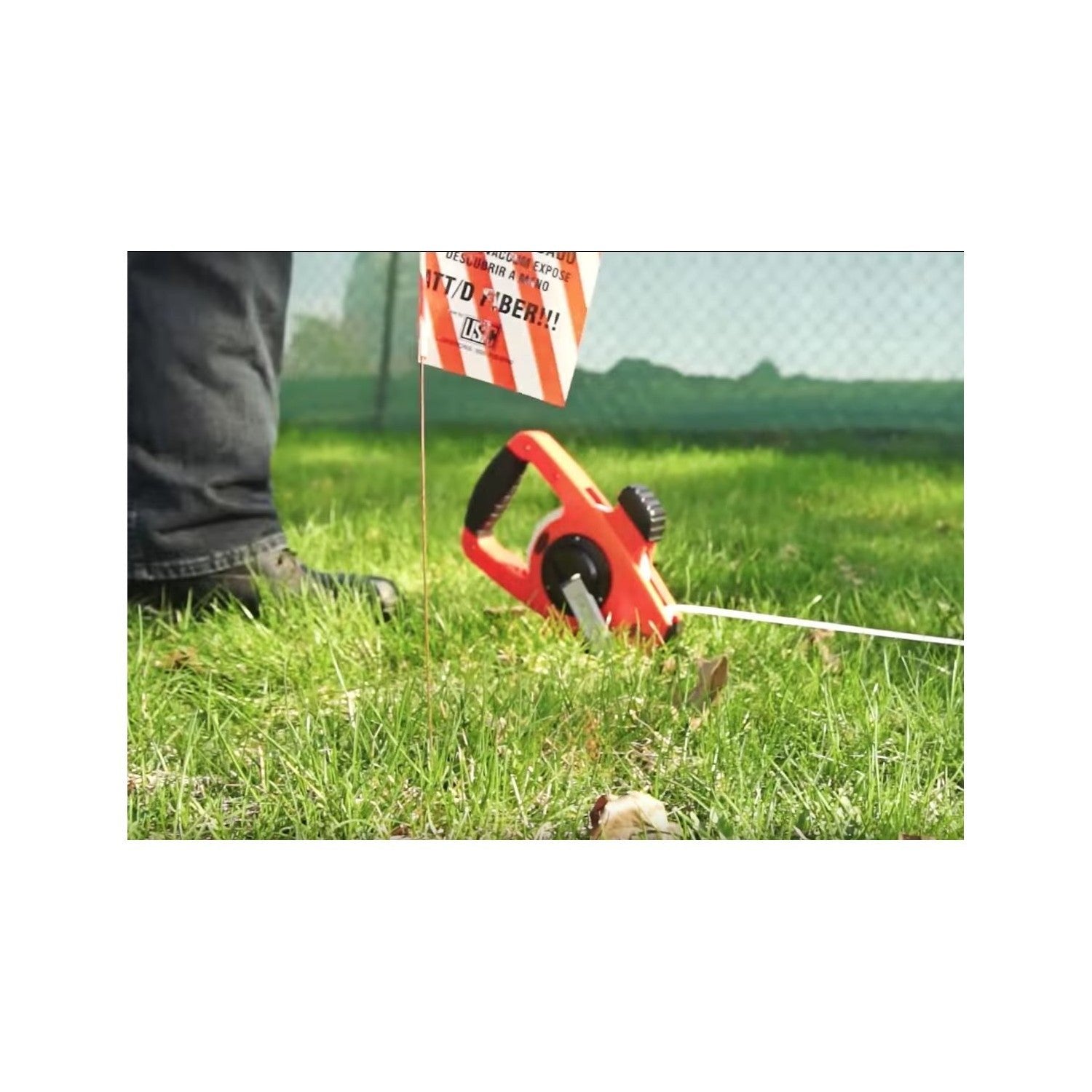 Keson 200' Nylon Coated Steel Measuring Tape - Wise Line Tools