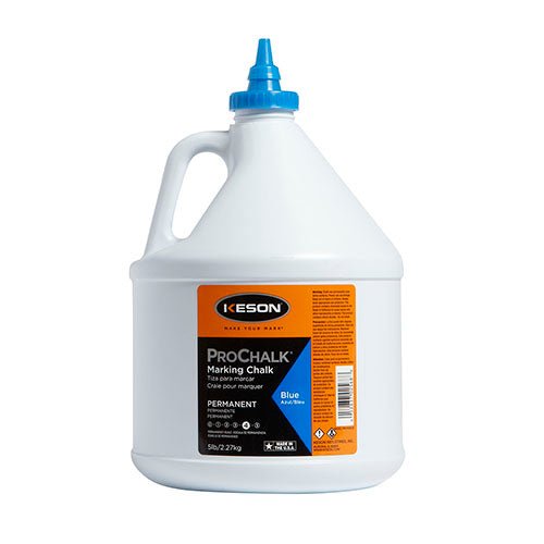 Keson PM105BLUE - Blue Permanent Chalk - 5lb KESON