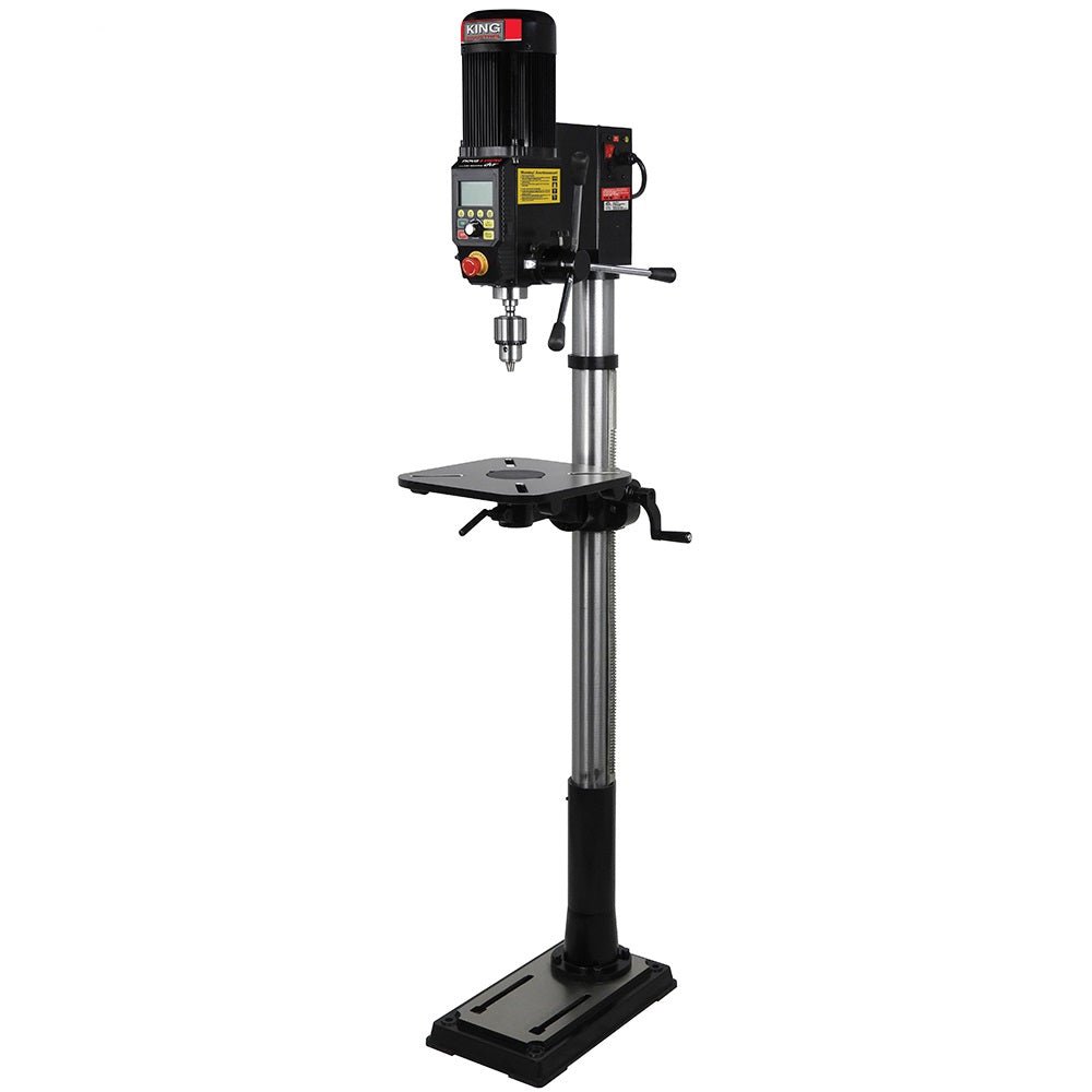 King 16'' 83705  -  NOVA Viking DVR Floor Model Drill Press - Wise Line Tools