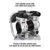 KING CANADA KC-10020SQ - 10 GALLON ULTRA-QUIET OIL-FREE AIR COMPRESSOR