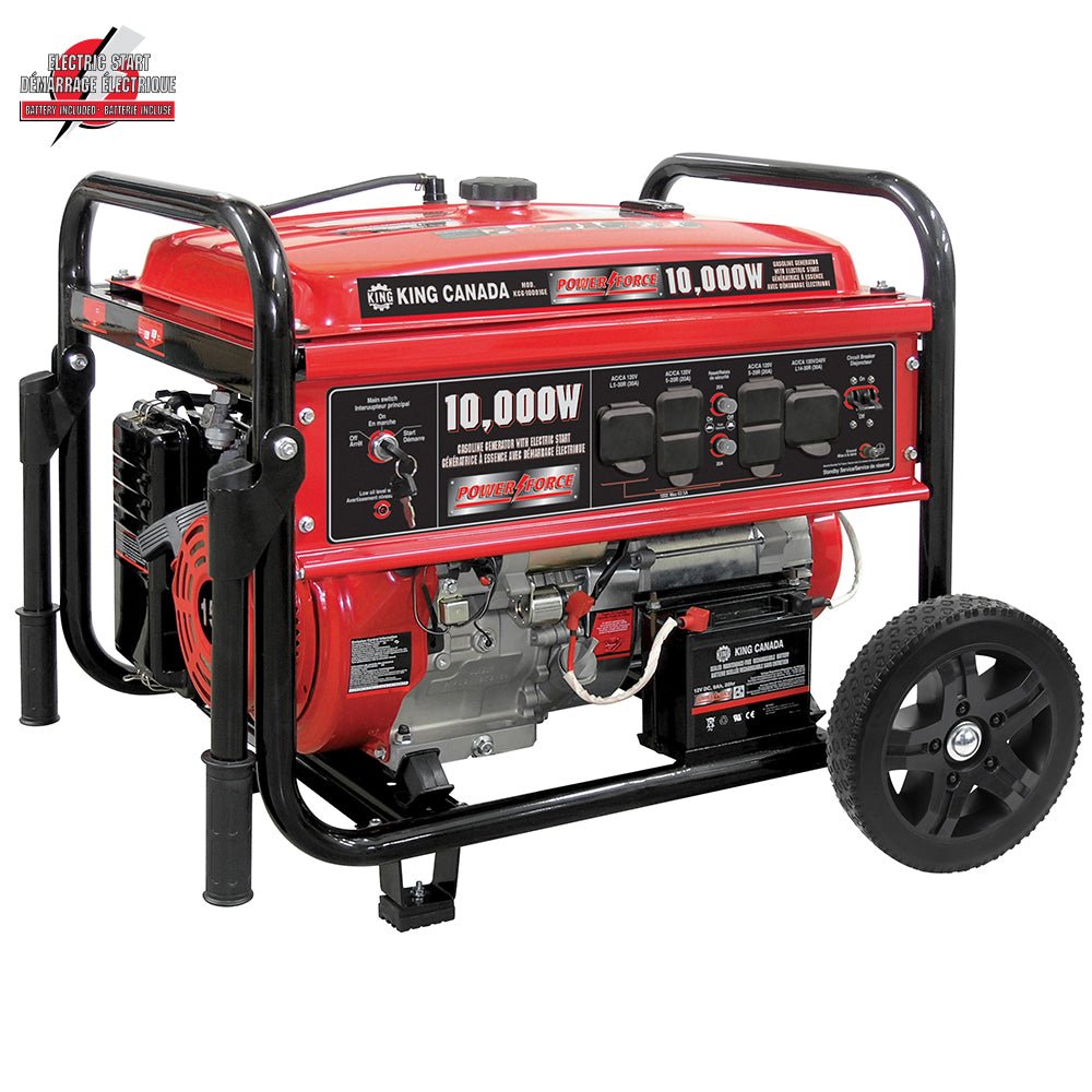 King KCG-10001GE  -10,000W GASOLINE GENERATOR WITH ELECTRIC START - Wise Line Tools