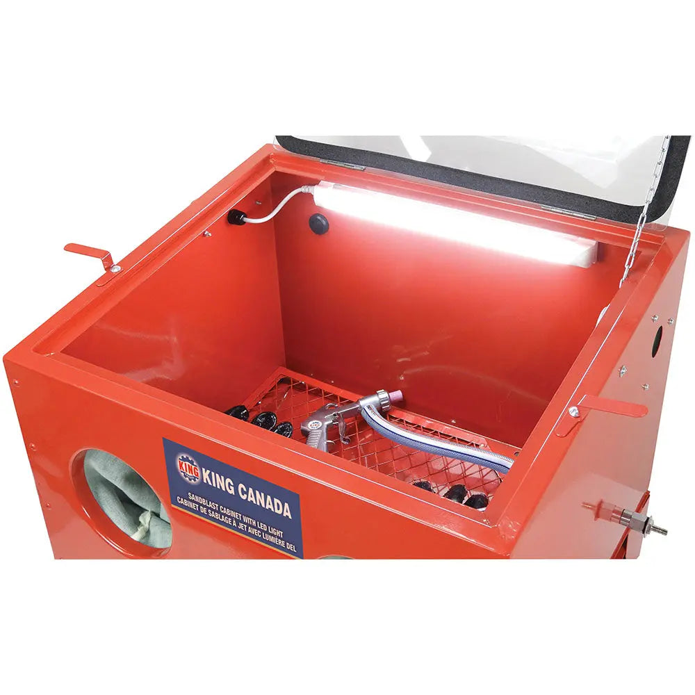 King KSB-110N-LED - Sandblaster Cabinet with LED Light KING