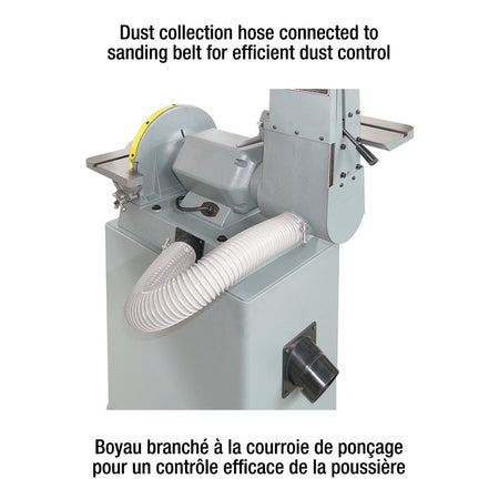 King canada KC-790FX-DC  -  6" X 48" BELT & 12" DISC SANDER WITH BUILT-IN DUST COLLECTOR - Wise Line Tools