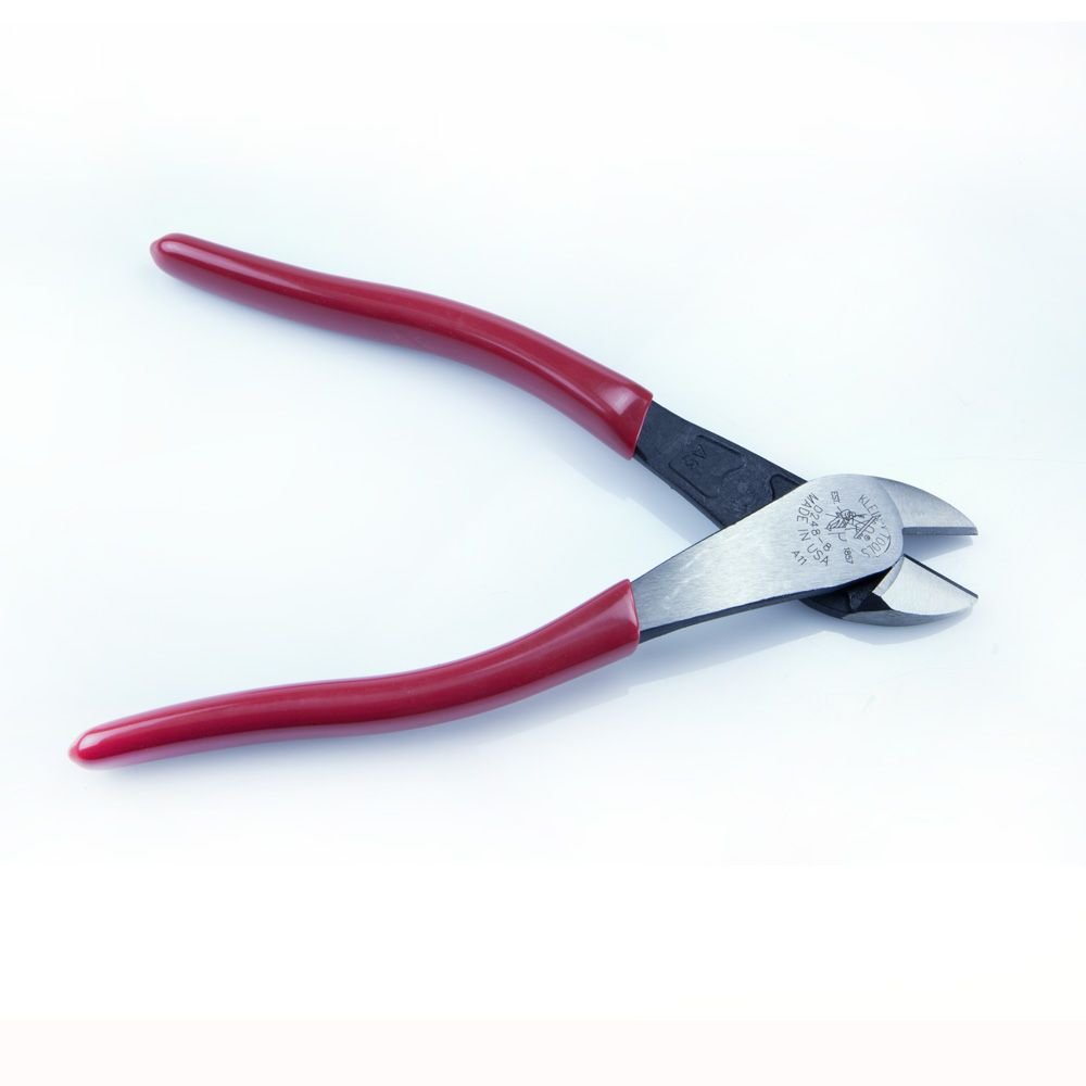 Klein D248-8  -  8" Angled Head Diagonal Cutting Pliers - Wise Line Tools