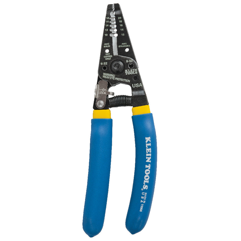 Klein KLE-11055 - Solid and Stranded Copper Wire Stripper and Cutter - Wise Line Tools