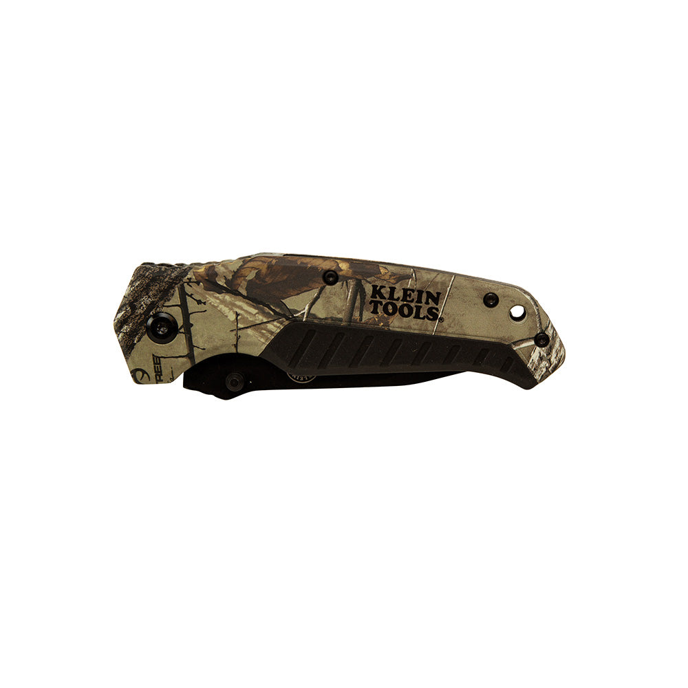 Klein KLE-44222 - Pocket Knife, REALTREE XTRA™ Camo, Tanto Blade - Wise Line Tools