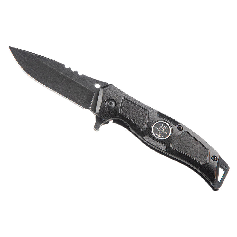 Klein KLE-44228 - Electrician’s Bearing-Assisted Open Pocket Knife - Wise Line Tools