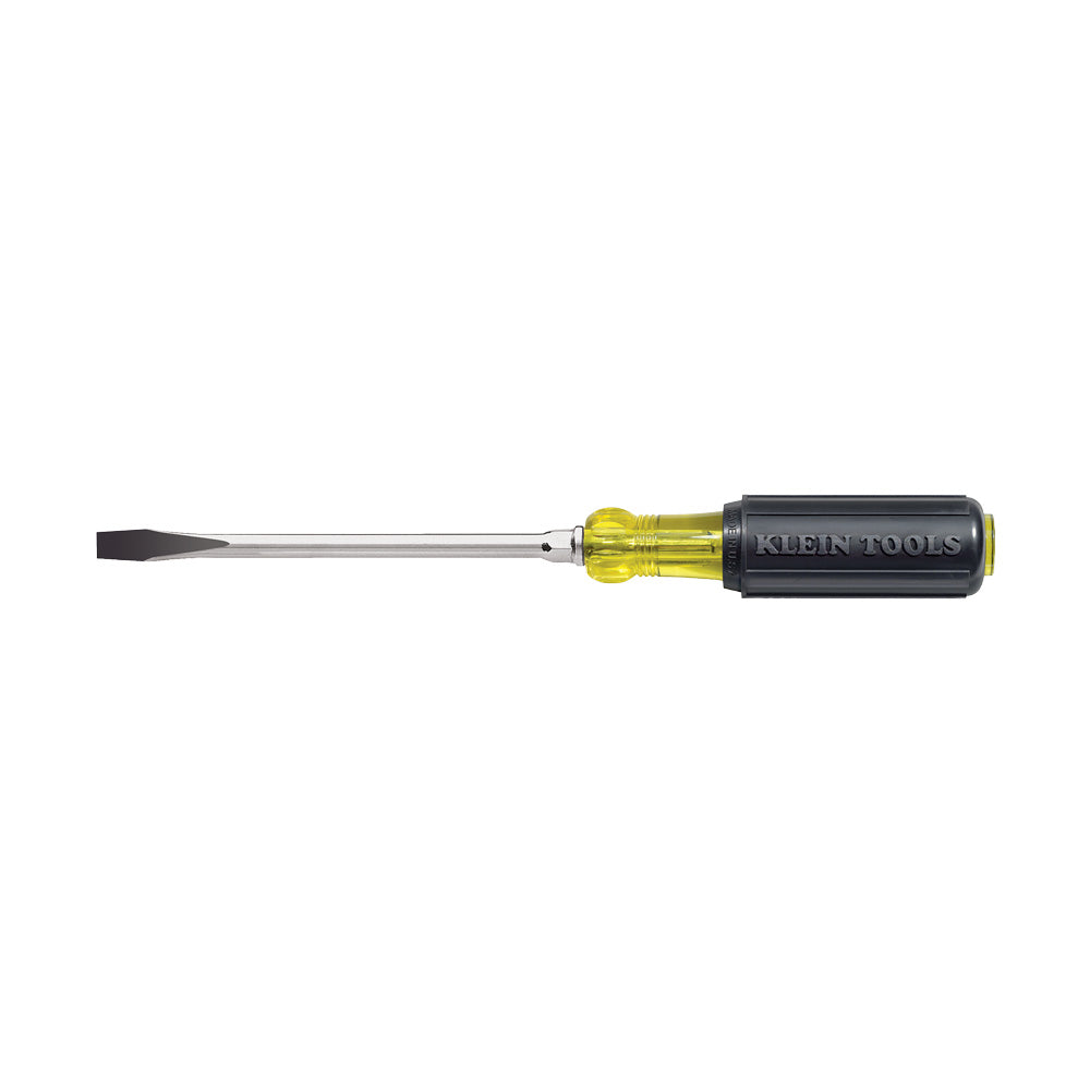Klein KLE-602-4 - 1/4-Inch Keystone Screwdriver, 4-Inch Round Shank - Wise Line Tools