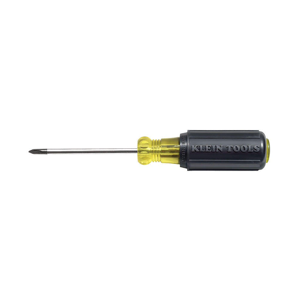 Klein KLE-603-3 - #1 Phillips Screwdriver, 3-Inch Round Shank - Wise Line Tools