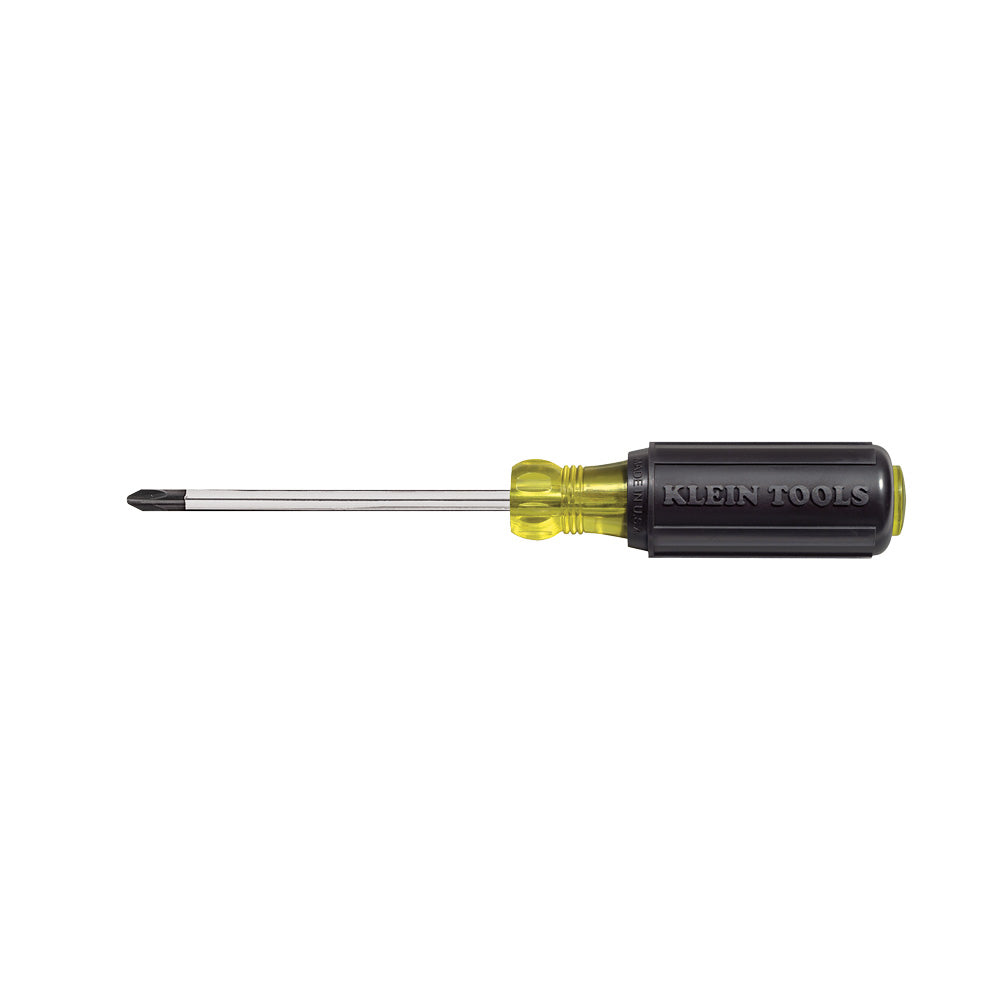 Klein KLE-603-4 - #2 Phillips Screwdriver, 4-Inch Round Shank - Wise Line Tools