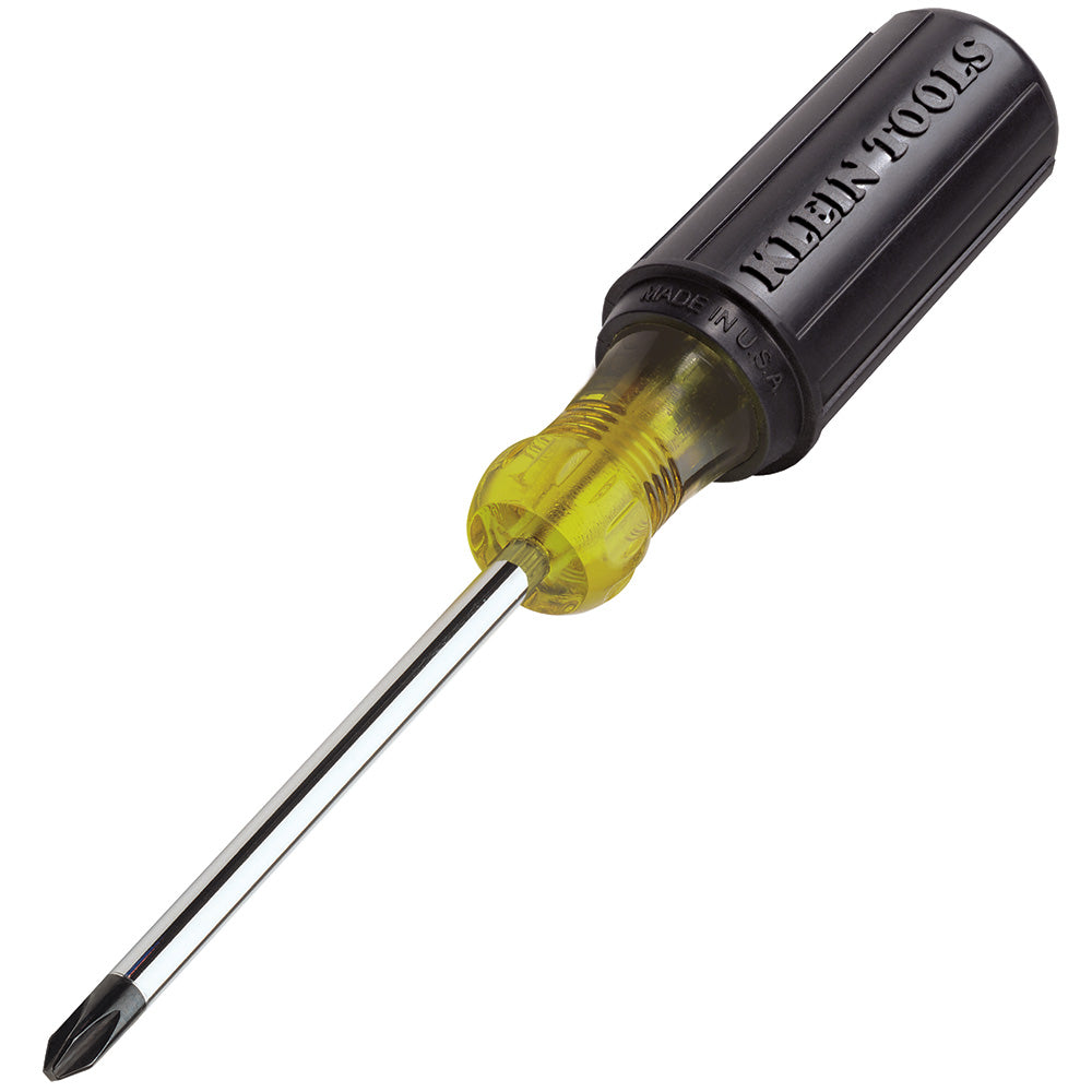Klein KLE-603-4 - #2 Phillips Screwdriver, 4-Inch Round Shank - Wise Line Tools
