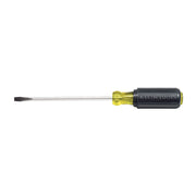 Klein KLE-605-8 - 1/4-Inch Cabinet Screwdriver, Heavy Duty, 8-Inch Round Shank - Wise Line Tools