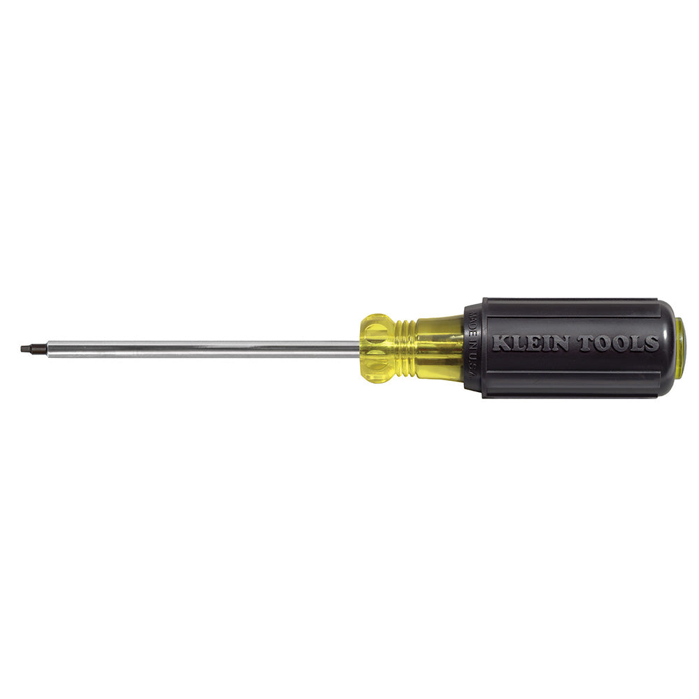 Klein KLE-662 - #2 Square Screwdriver with 4-Inch Round Shank - Wise Line Tools